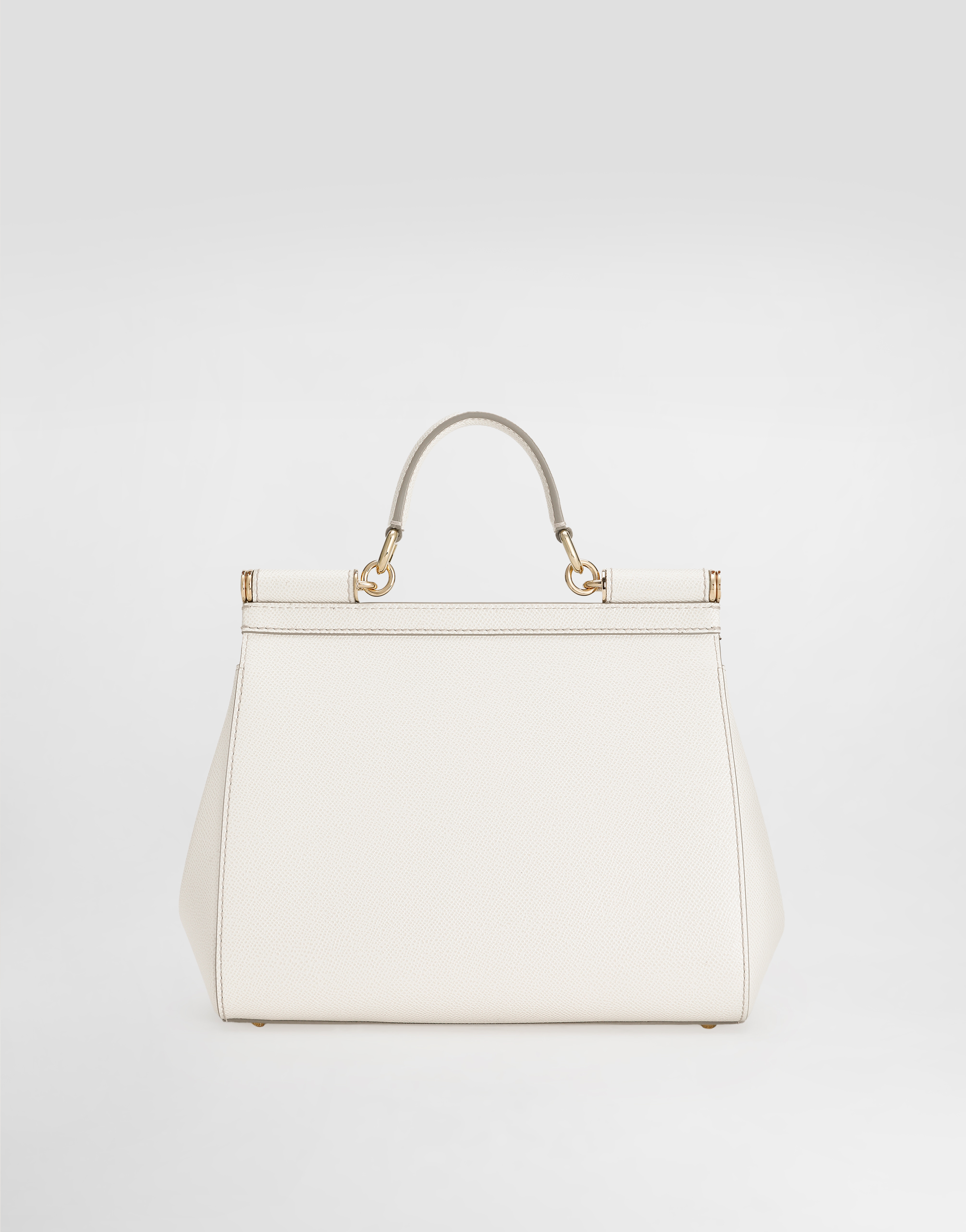Dolce & Gabbana Large Sicily Handbag In White