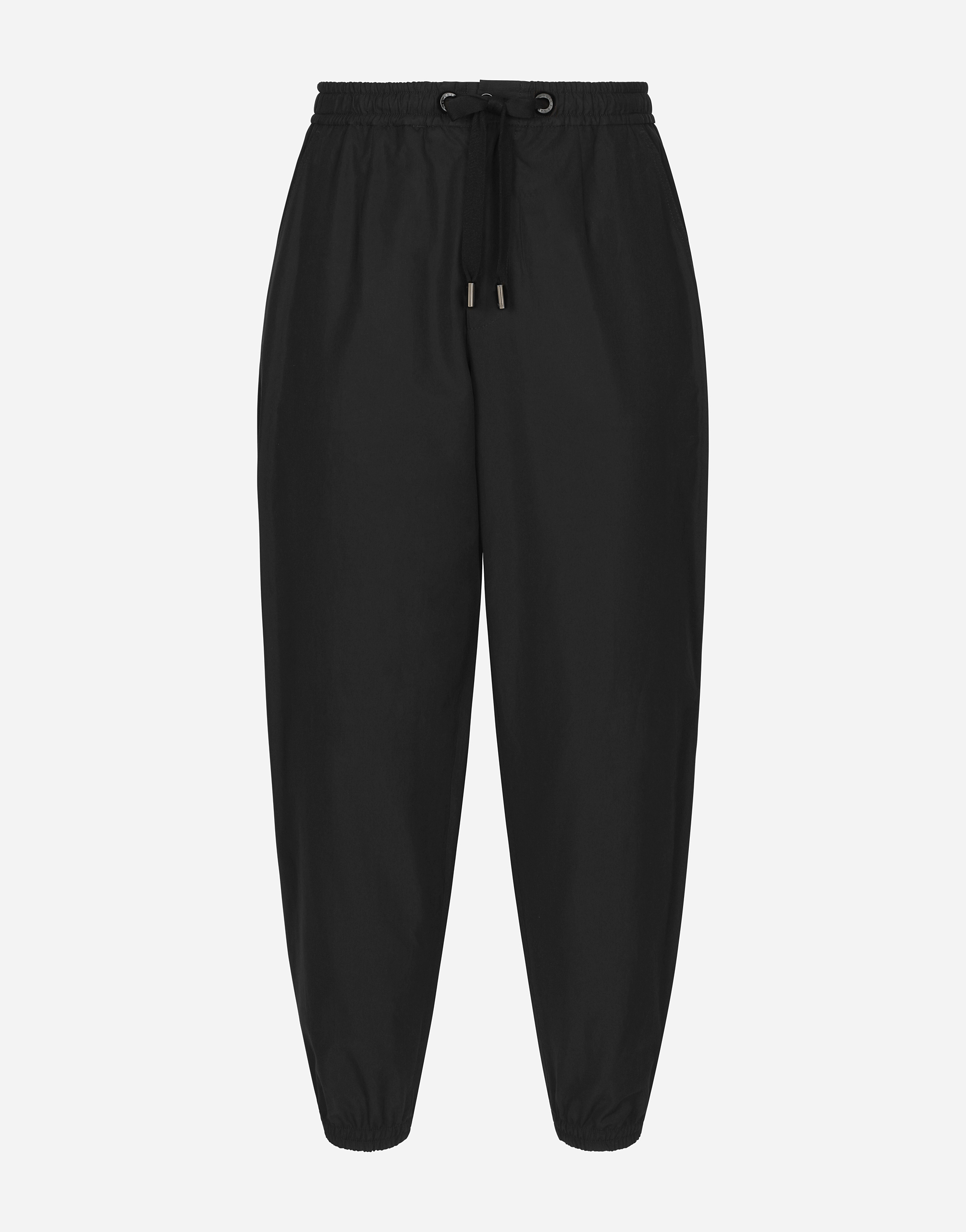 Dolce & Gabbana Cotton Jogging Pants - Man Pants And Shorts Black Cotton 46