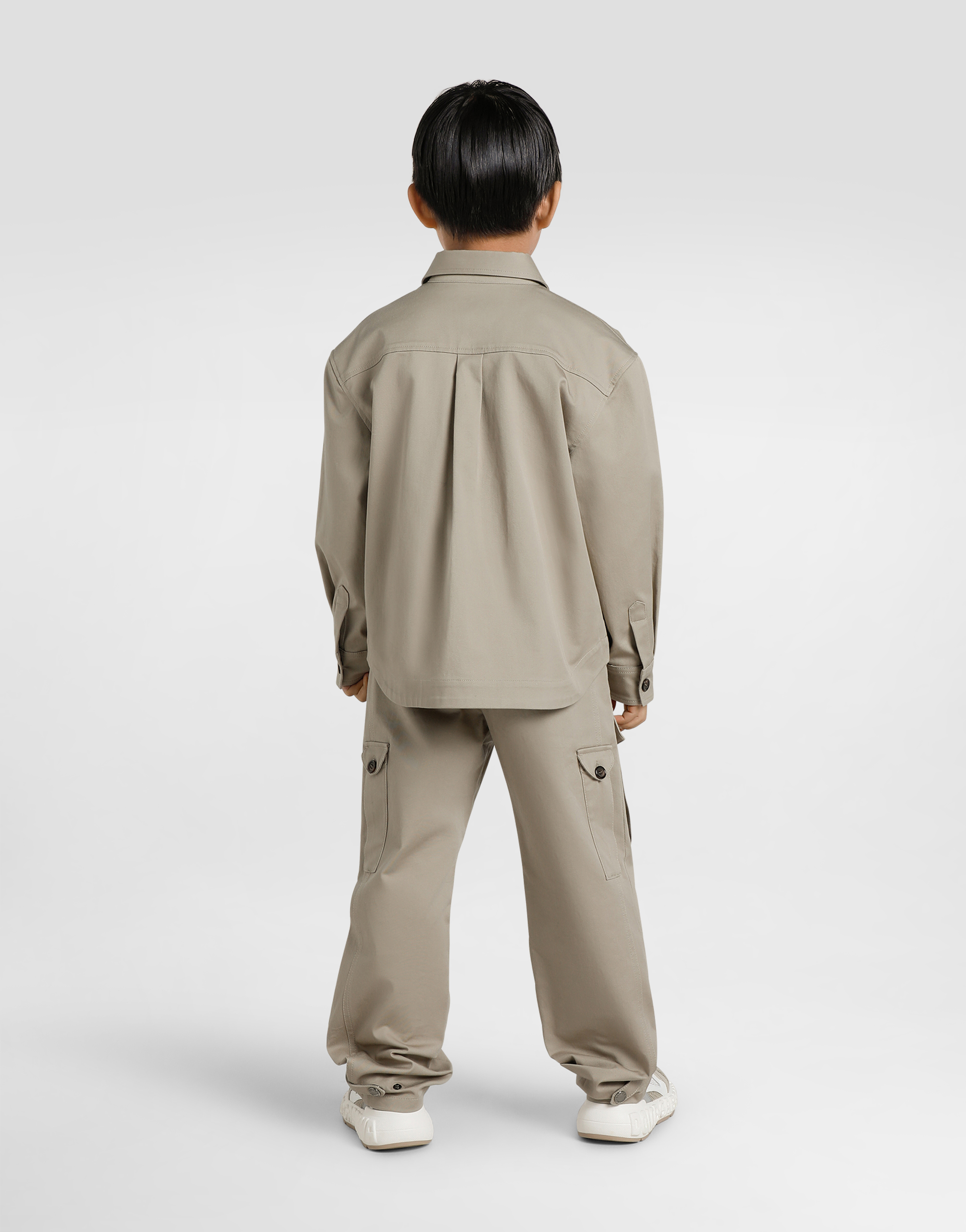 Stretch gabardine shirt
