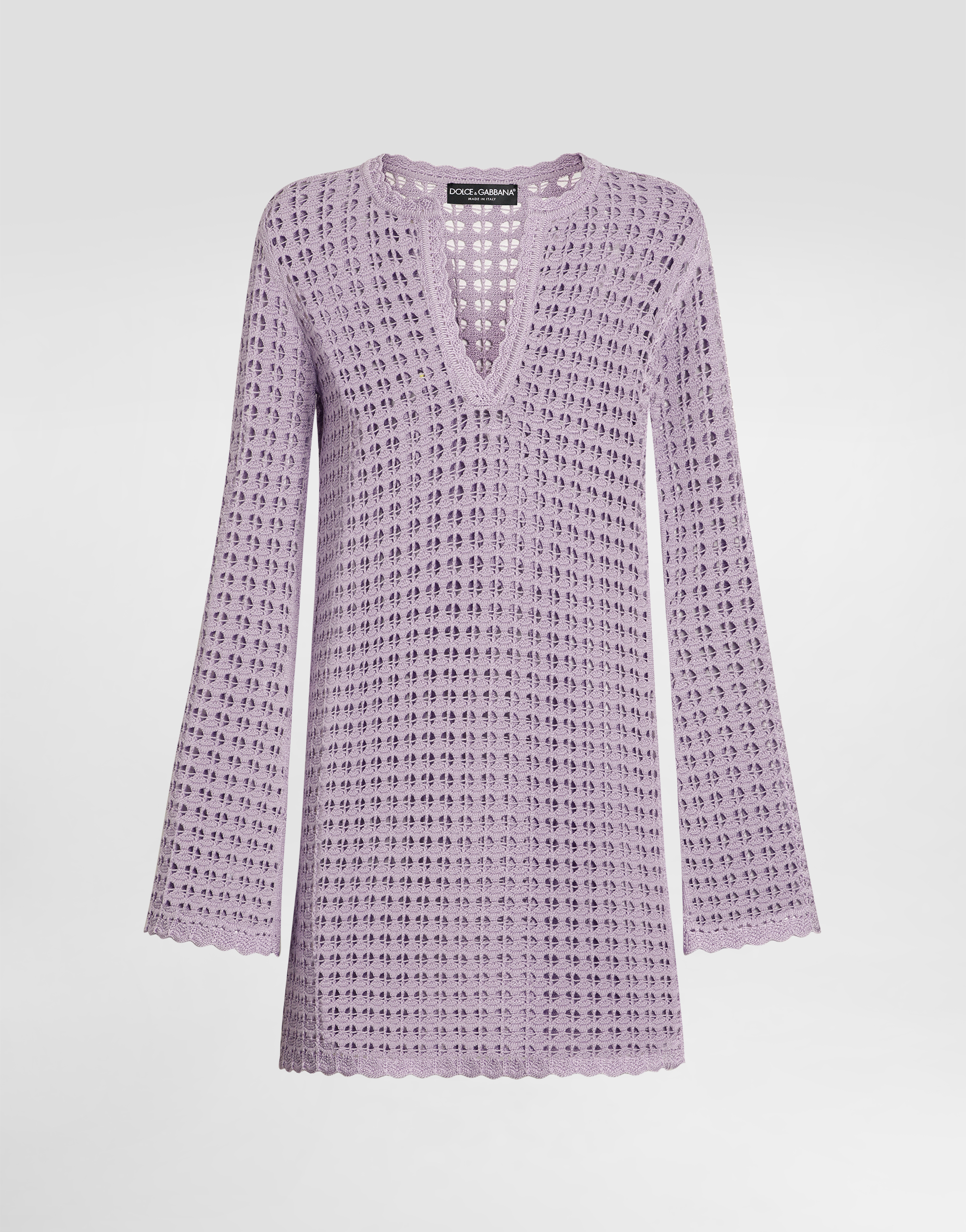 Dolce & Gabbana Crochet Dress In Viscose