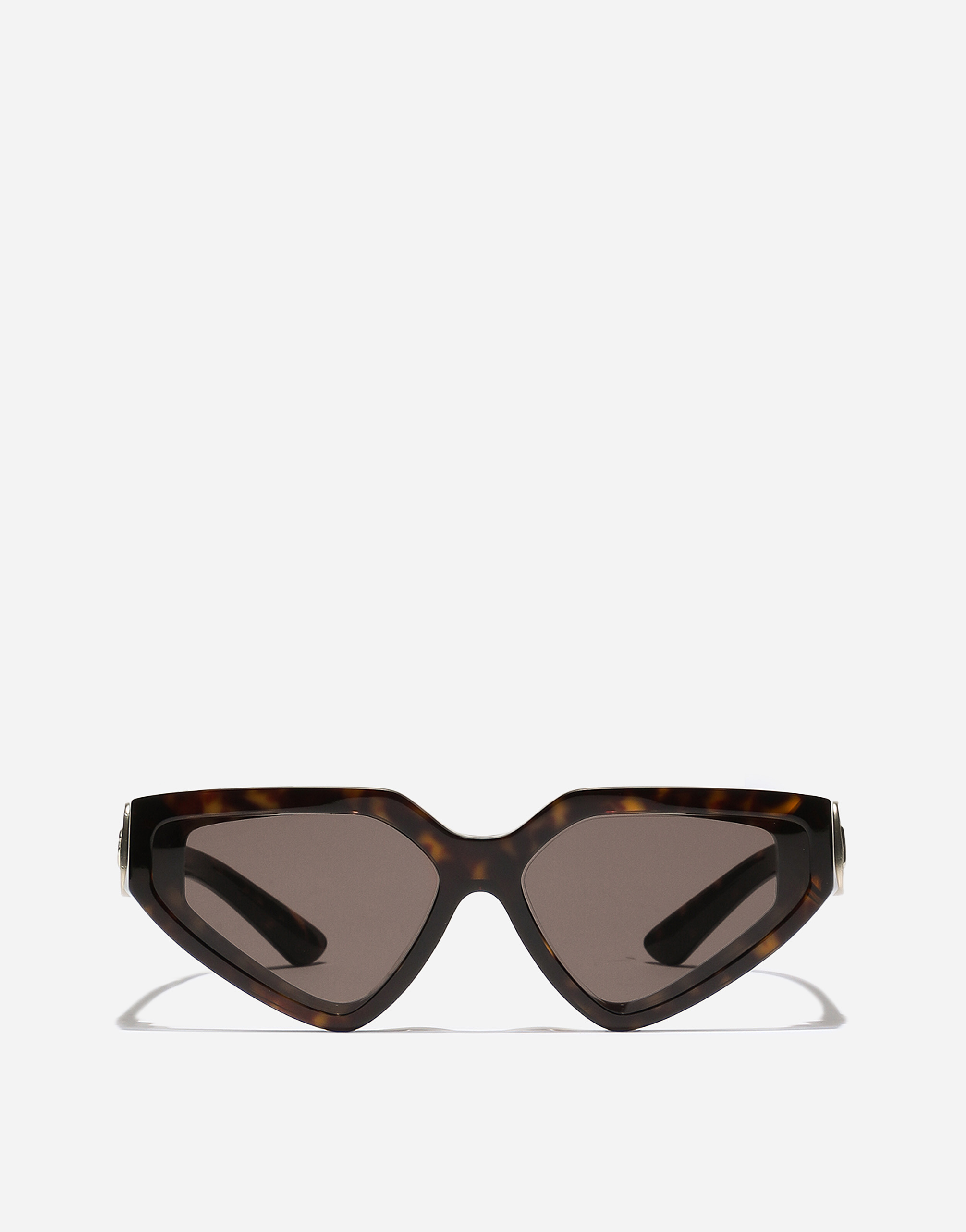 Dolce & Gabbana Dg Precious Sunglasses - Woman Brown Acetate Onesize