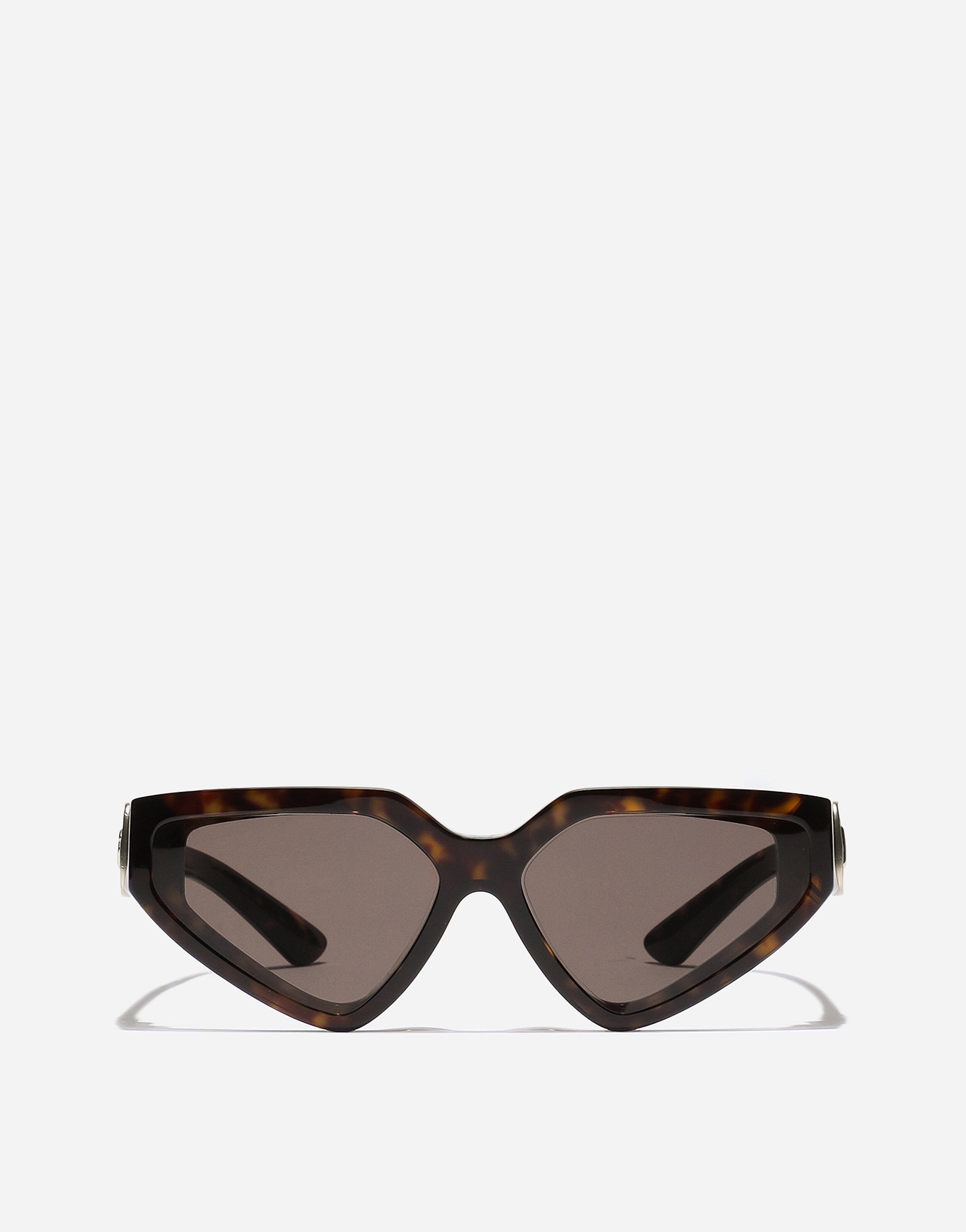 Dolce & Gabbana Dg Precious Sunglasses - Woman Brown Acetate Onesize
