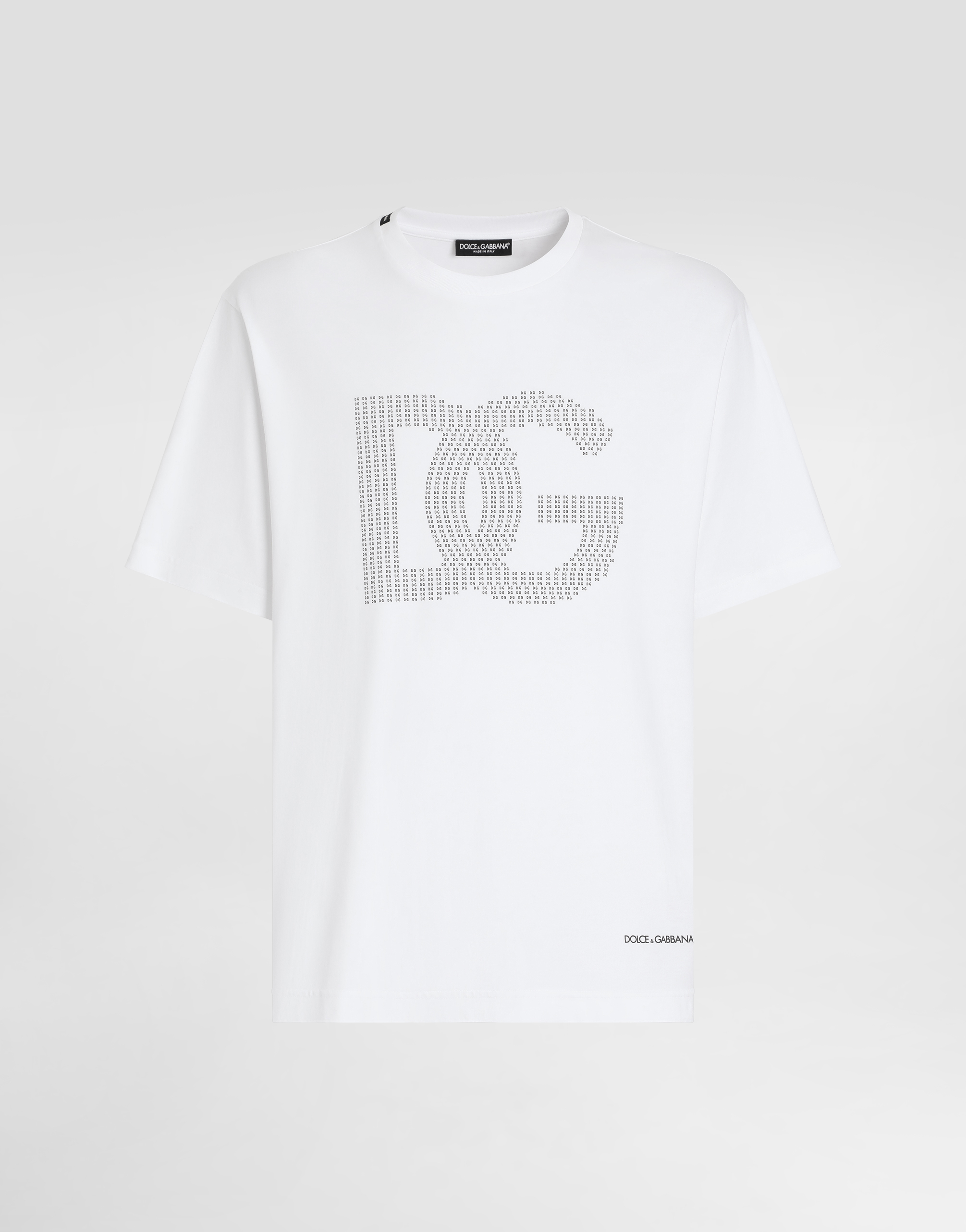 Dolce & Gabbana White Dg Logo T-shirt In White