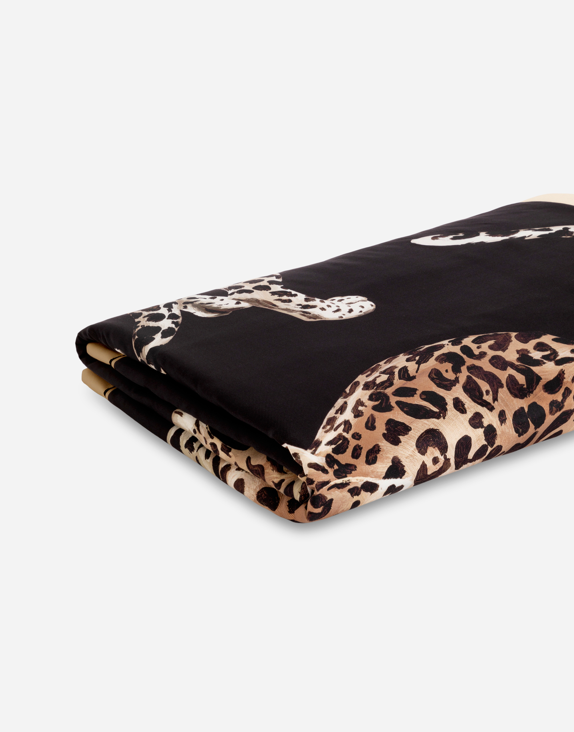 Shop Dolce & Gabbana Silk Quilt Blanket In Multicolor