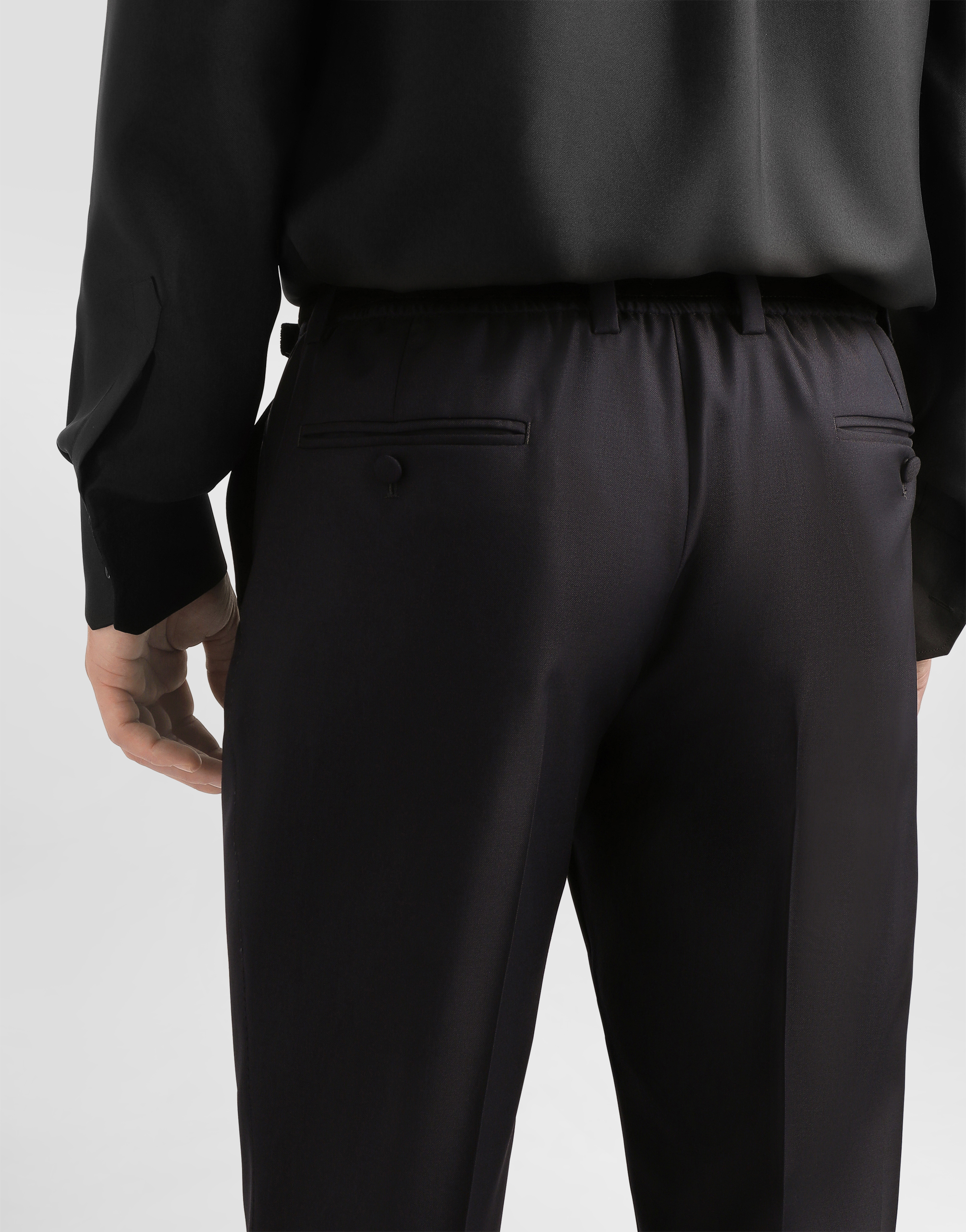 Wool twill trousers
