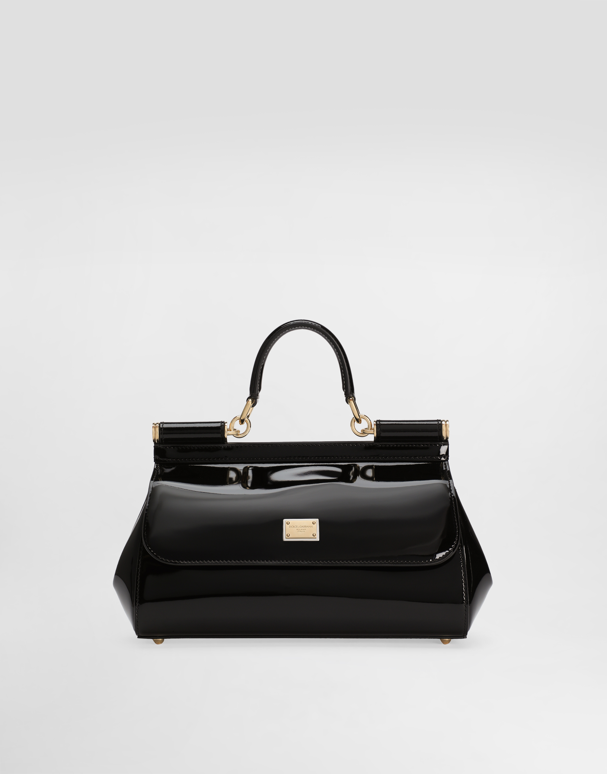 直営店 Dolce&Gabbana ドルチェ SICILY ハンドバッグ BB7652AV Elongated Sicily handbag in Black for Women | Dolce&Gabbana® US