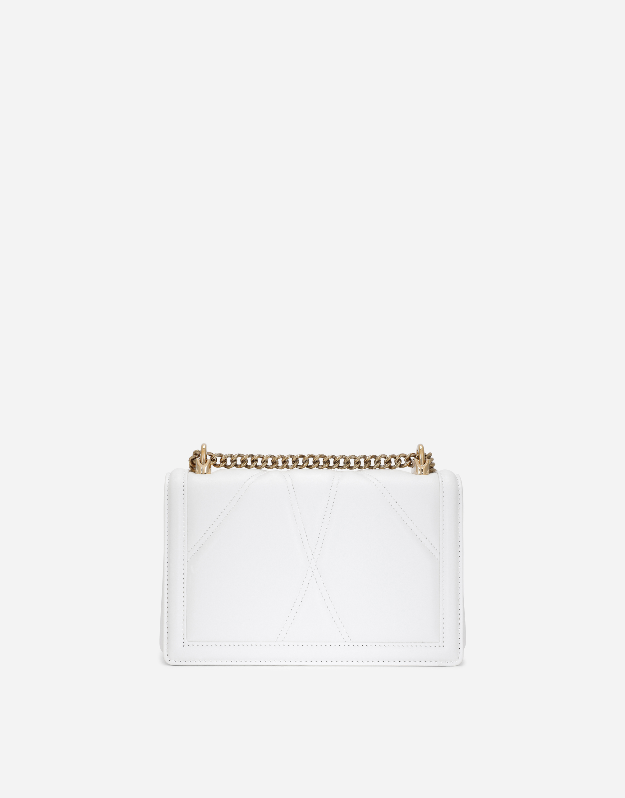 Shop Dolce & Gabbana Medium Devotion Shoulder Bag In White