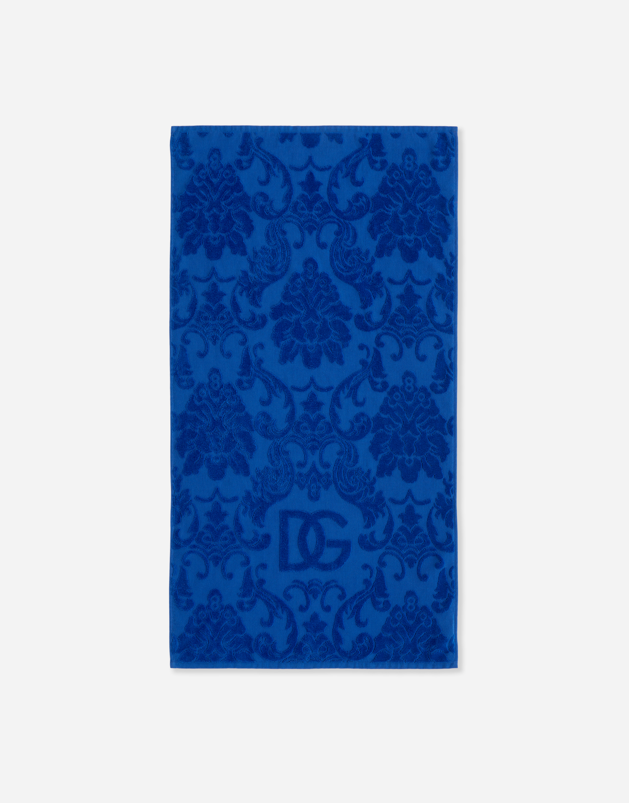 Shop Dolce & Gabbana Set 5 Cotton Towels In Multicolor