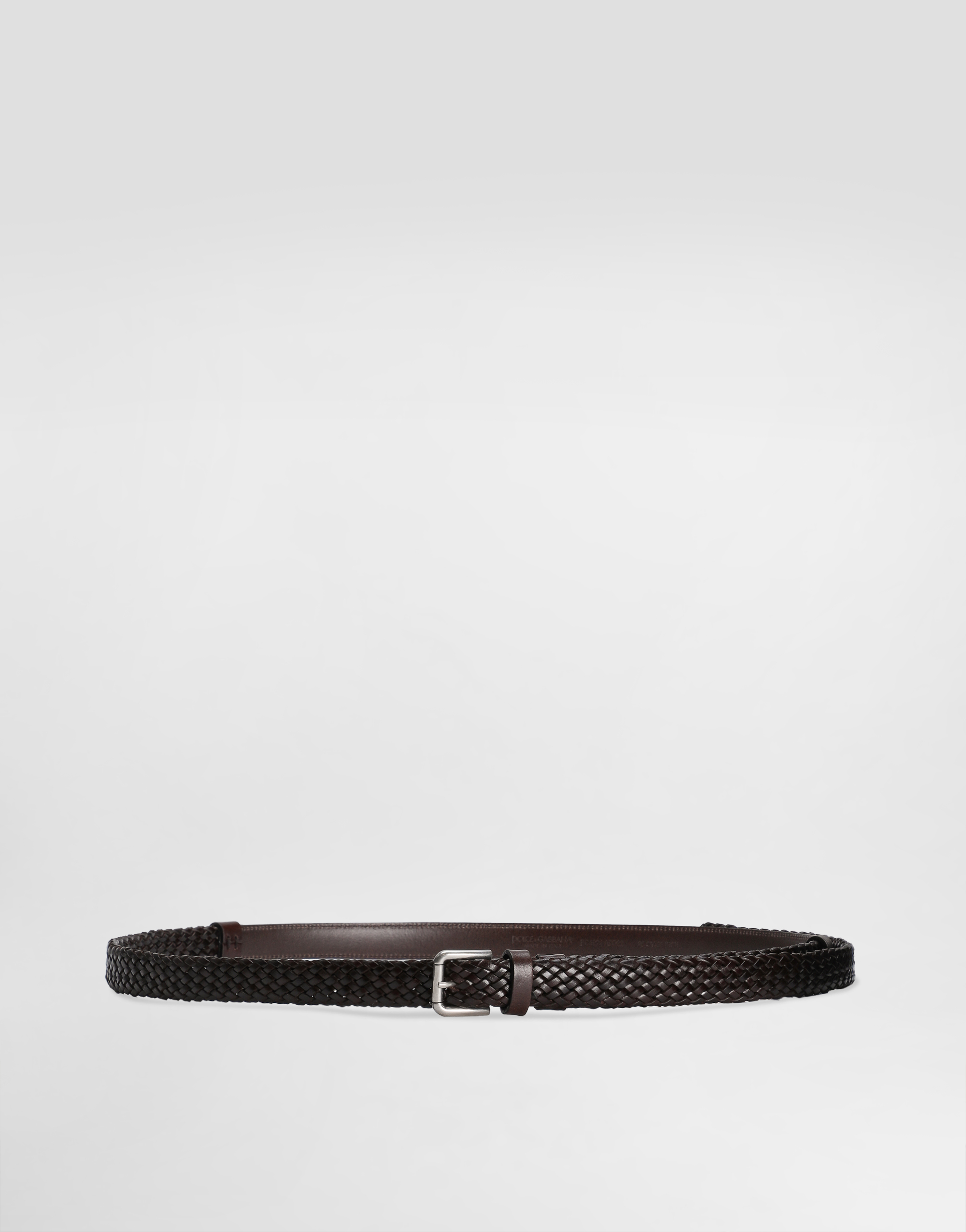 Dolce & Gabbana Calfskin Belt - Man Belts Brown