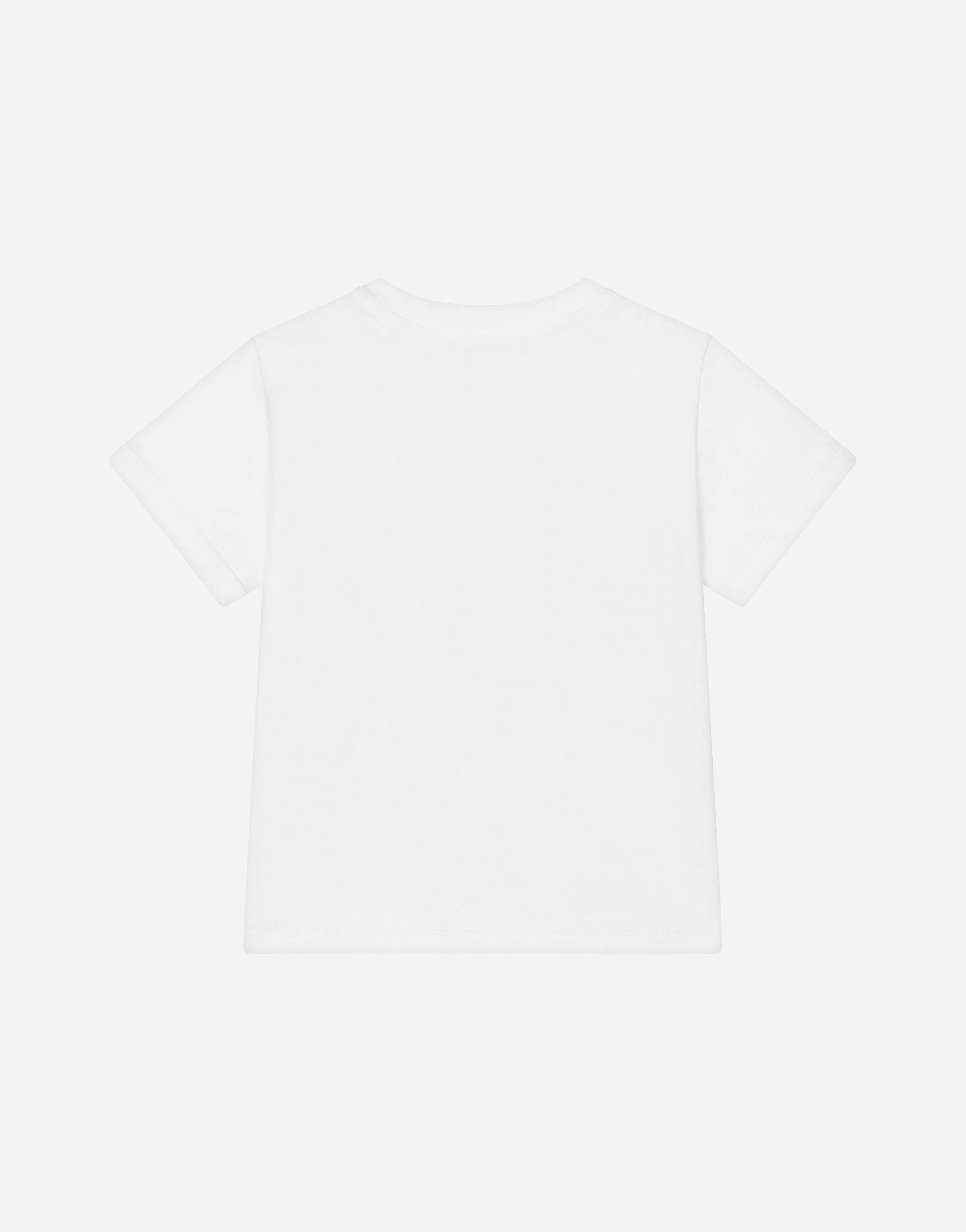 DOLCE & GABBANA SHORT-SLEEVED JERSEY T-SHIRT WITH PRINT