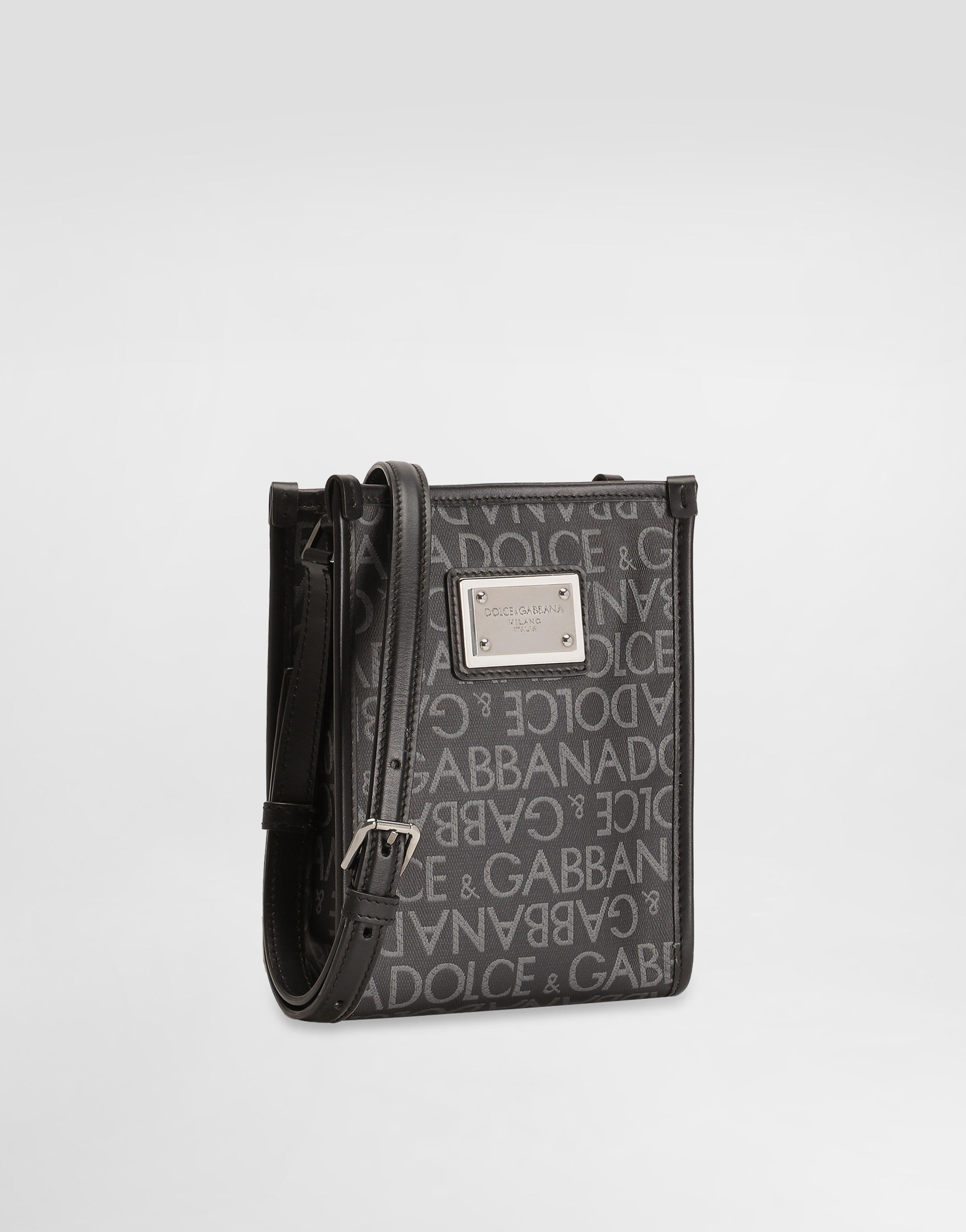 Dolce & Gabbana Small Printed Jacquard Shopper In Multicolor