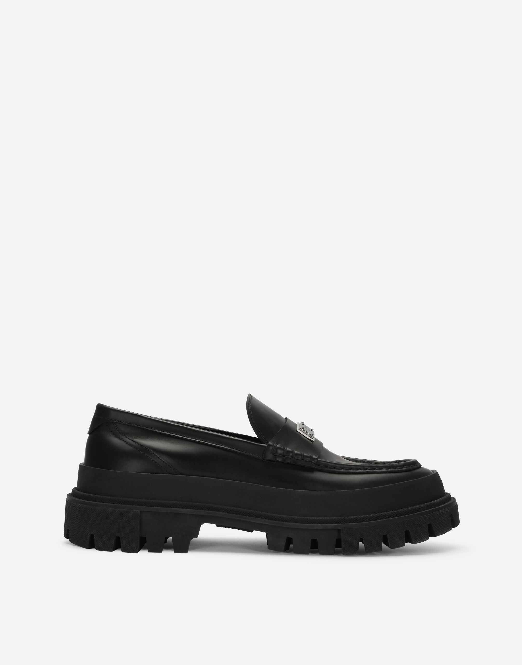 Dolce & Gabbana Mocassino - Man Driver Shoes And Loafers Black Leather