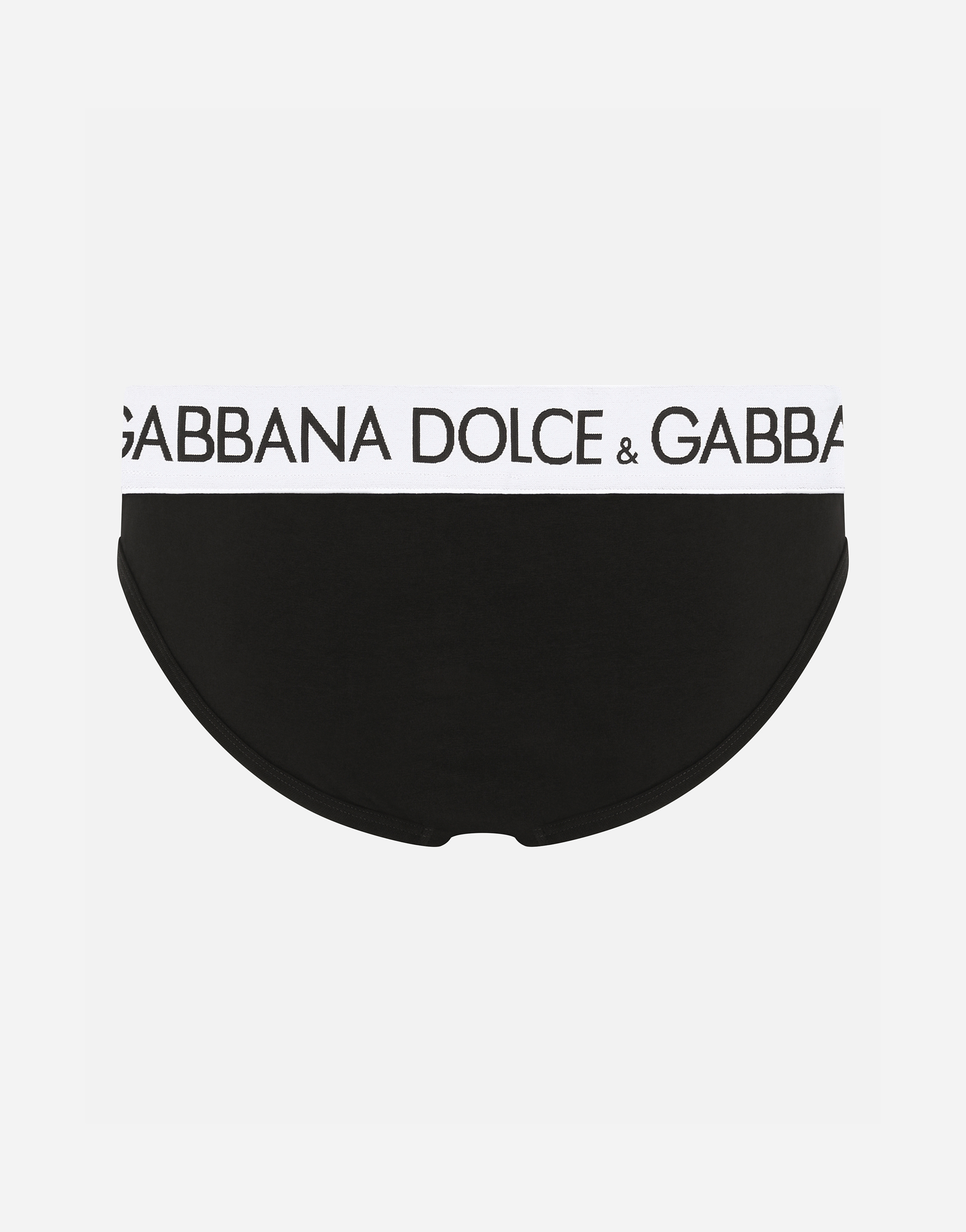  Dolce & Gabbana Midi-slip Bi-elastische Baumwolle - Mann Unterwäsche Und Loungewear Schwarz Baumwolle 3 