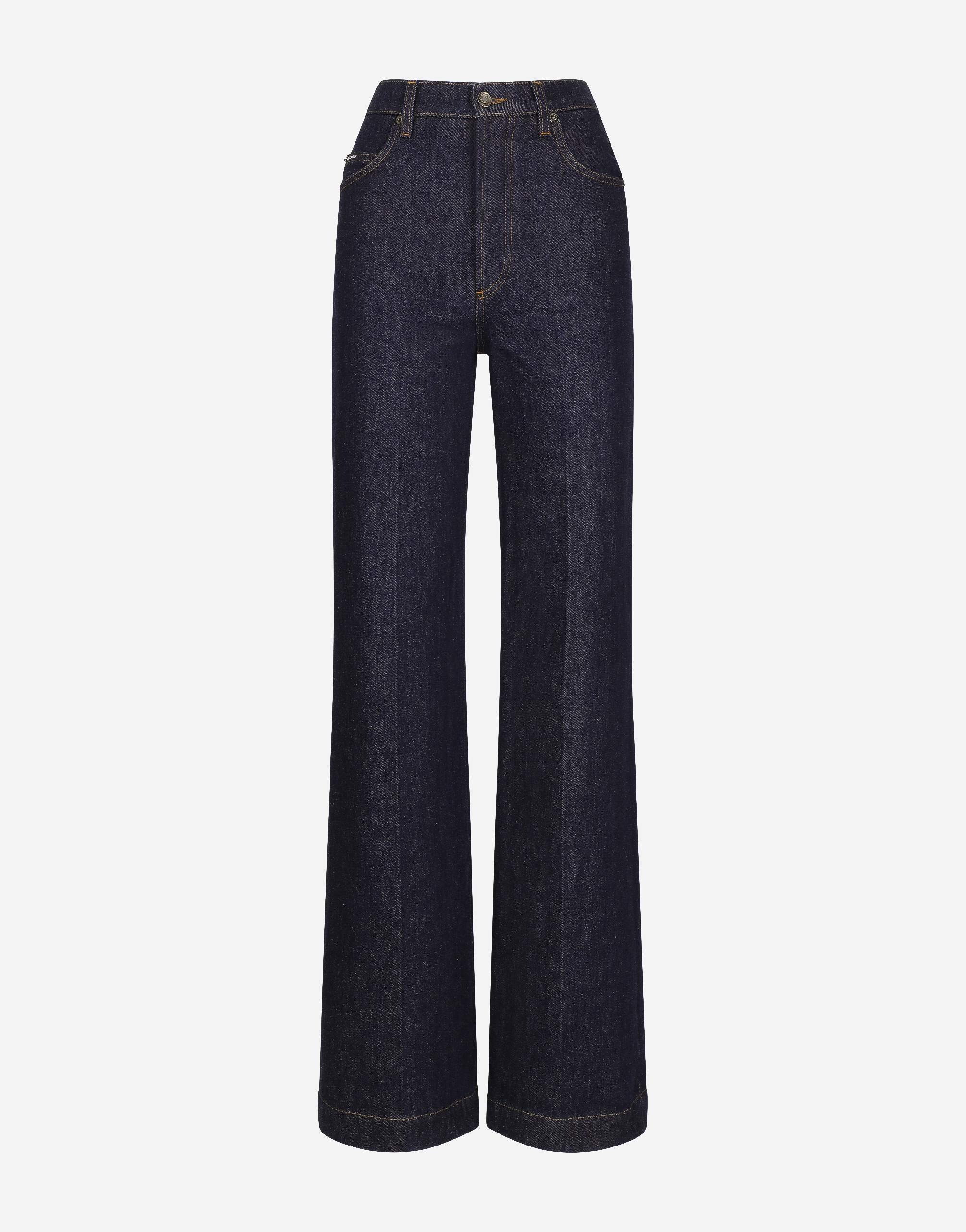 Shop Dolce & Gabbana Flared Denim Jeans In Blue