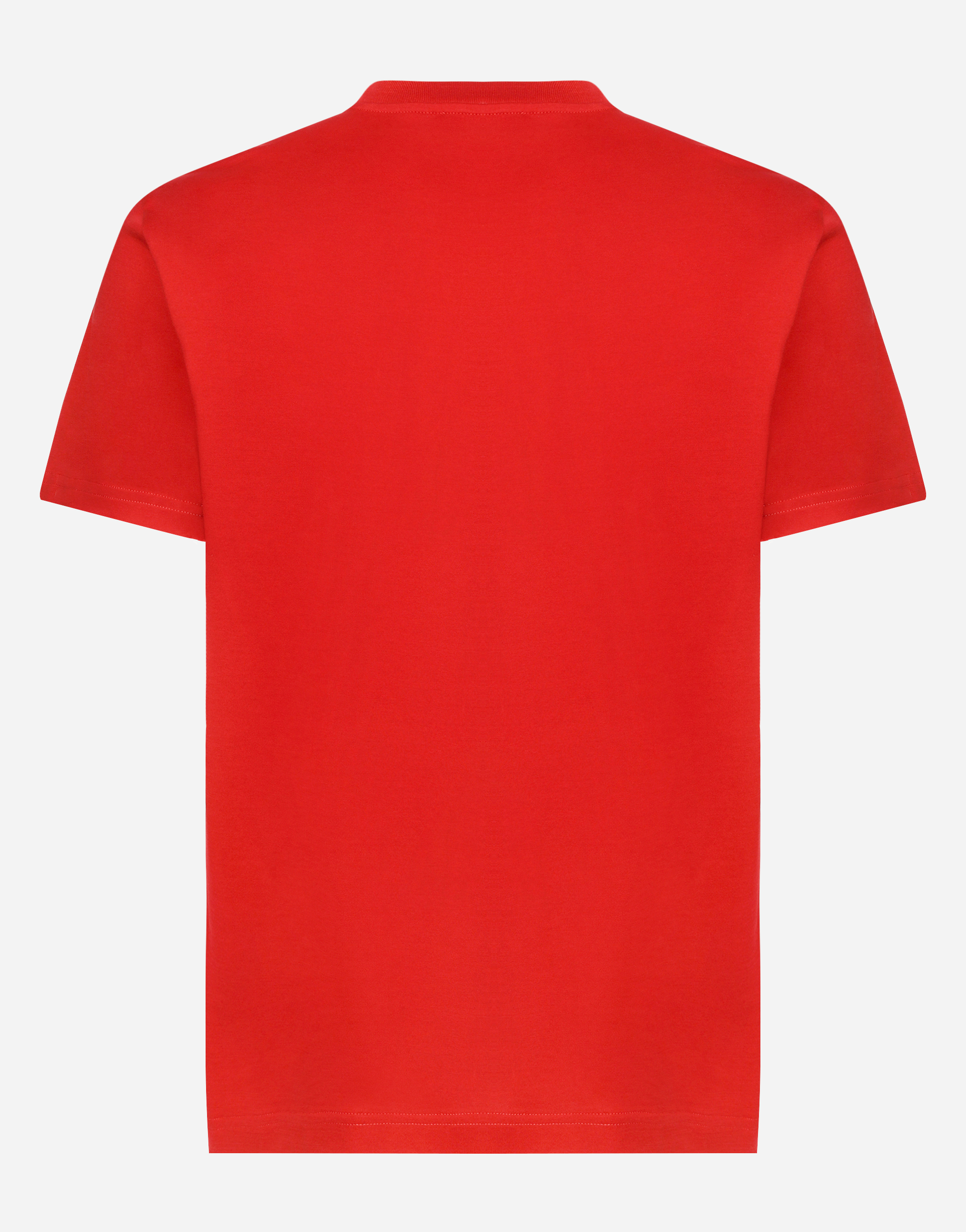 DOLCE & GABBANA T-SHIRT WITH EMBOSSED DOLCE&GABBANA TAG