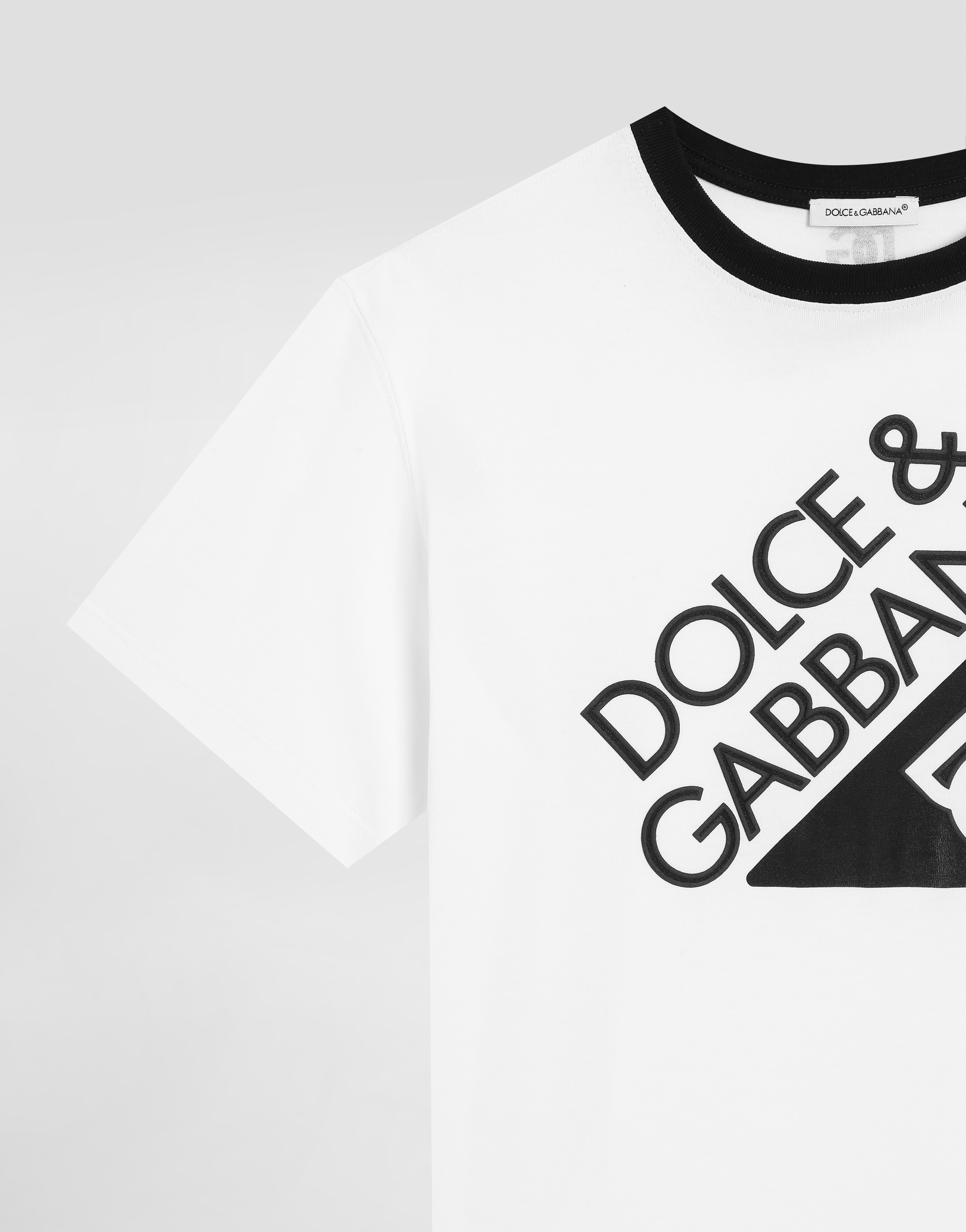 Jersey T-shirt with Dolce&Gabbana logo