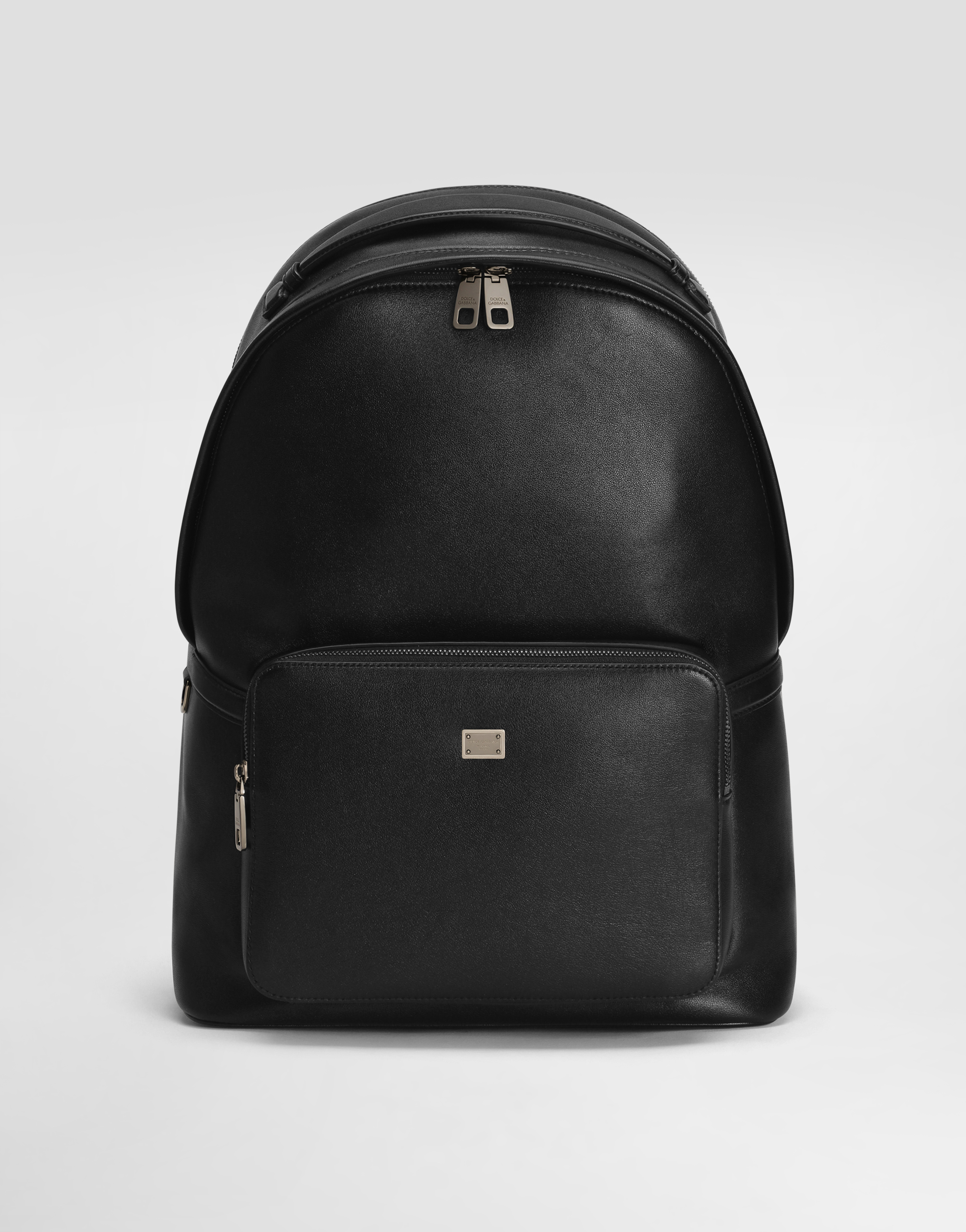 Dolce & Gabbana Calfskin Backpack - Man Backpacks And Fanny Packs Black Onesize