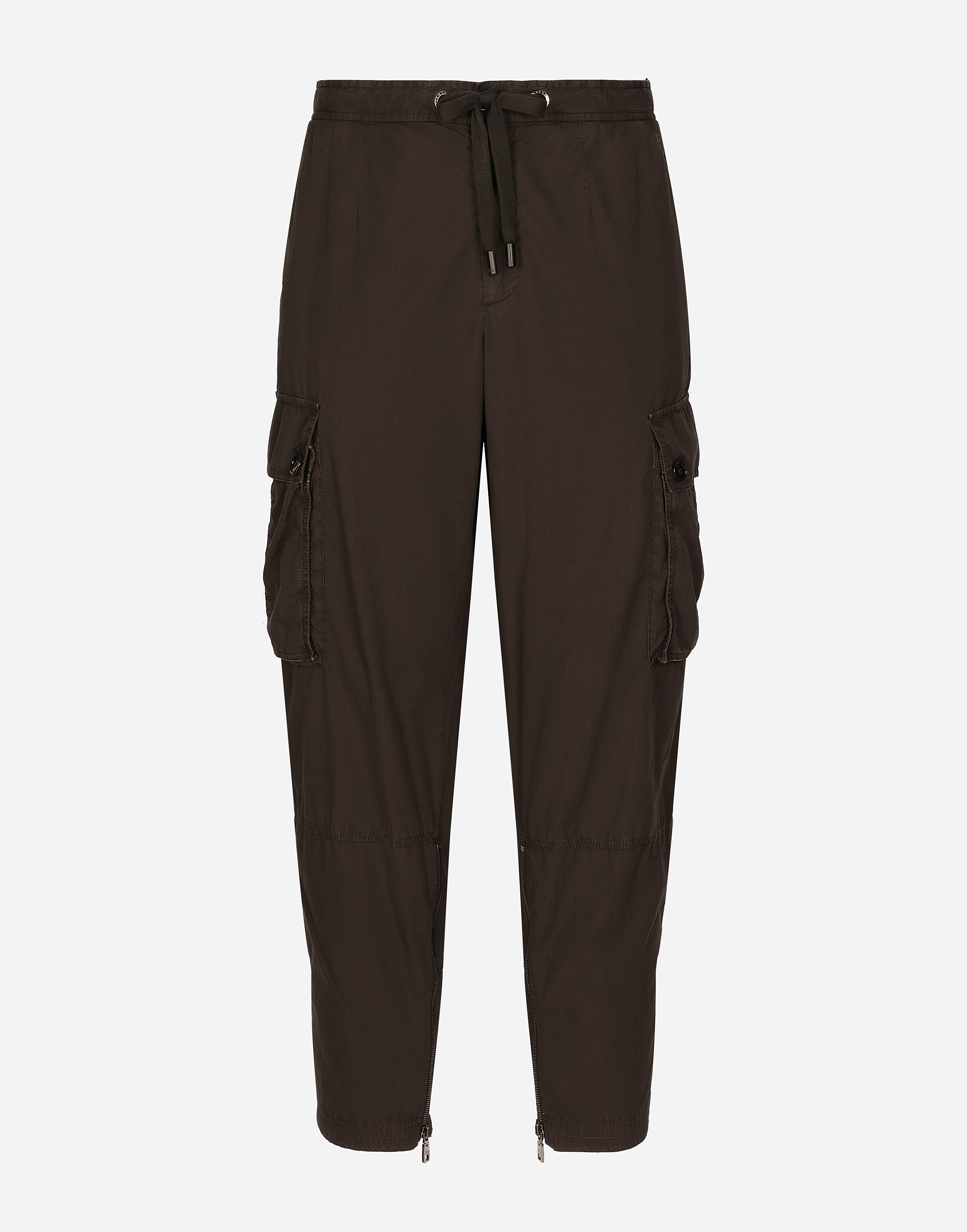 Dolce & Gabbana Poplin Cargo Pants - Man Pants And Shorts Brown
