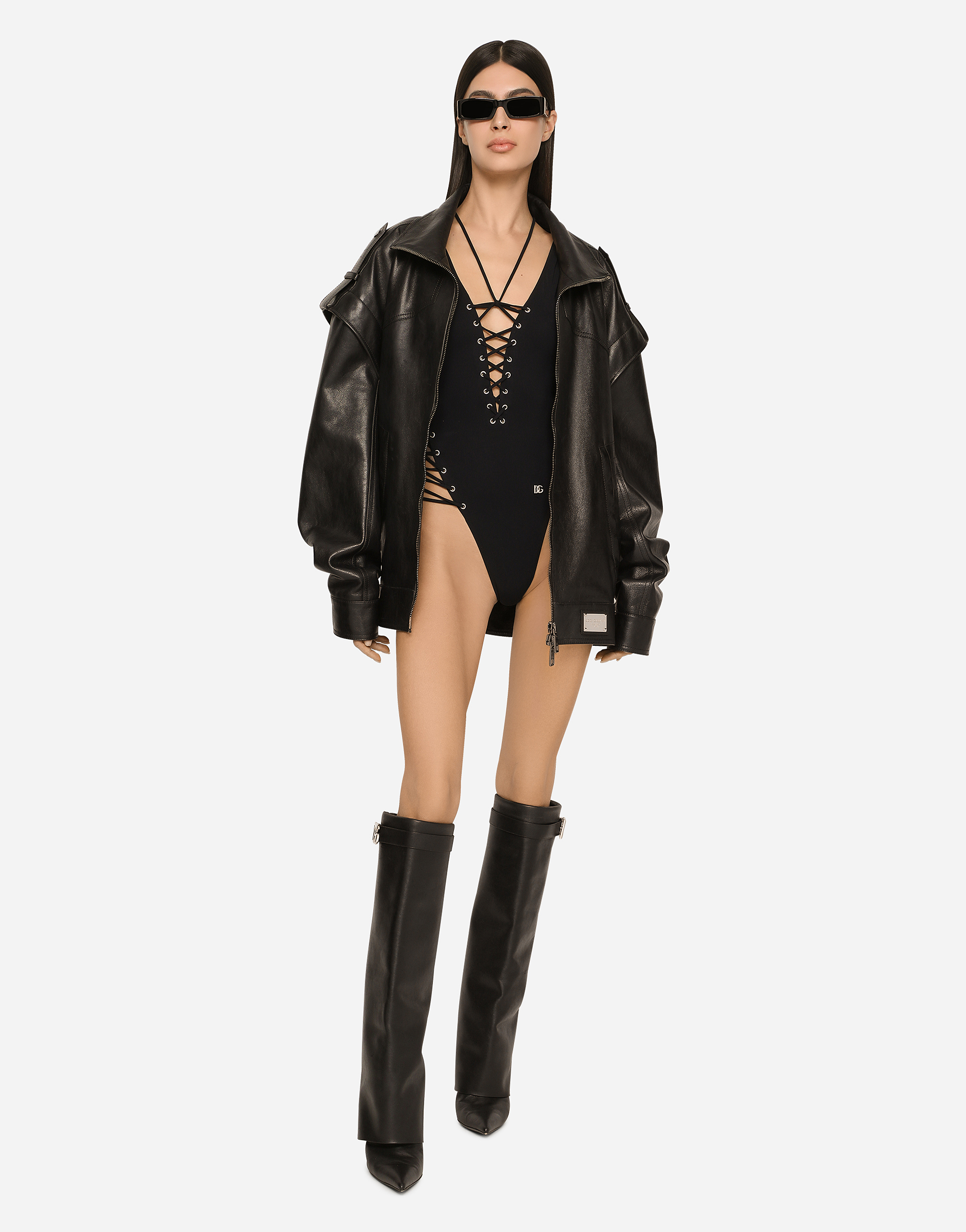 DOLCE & GABBANA OVERSIZE BULLSKIN JACKET