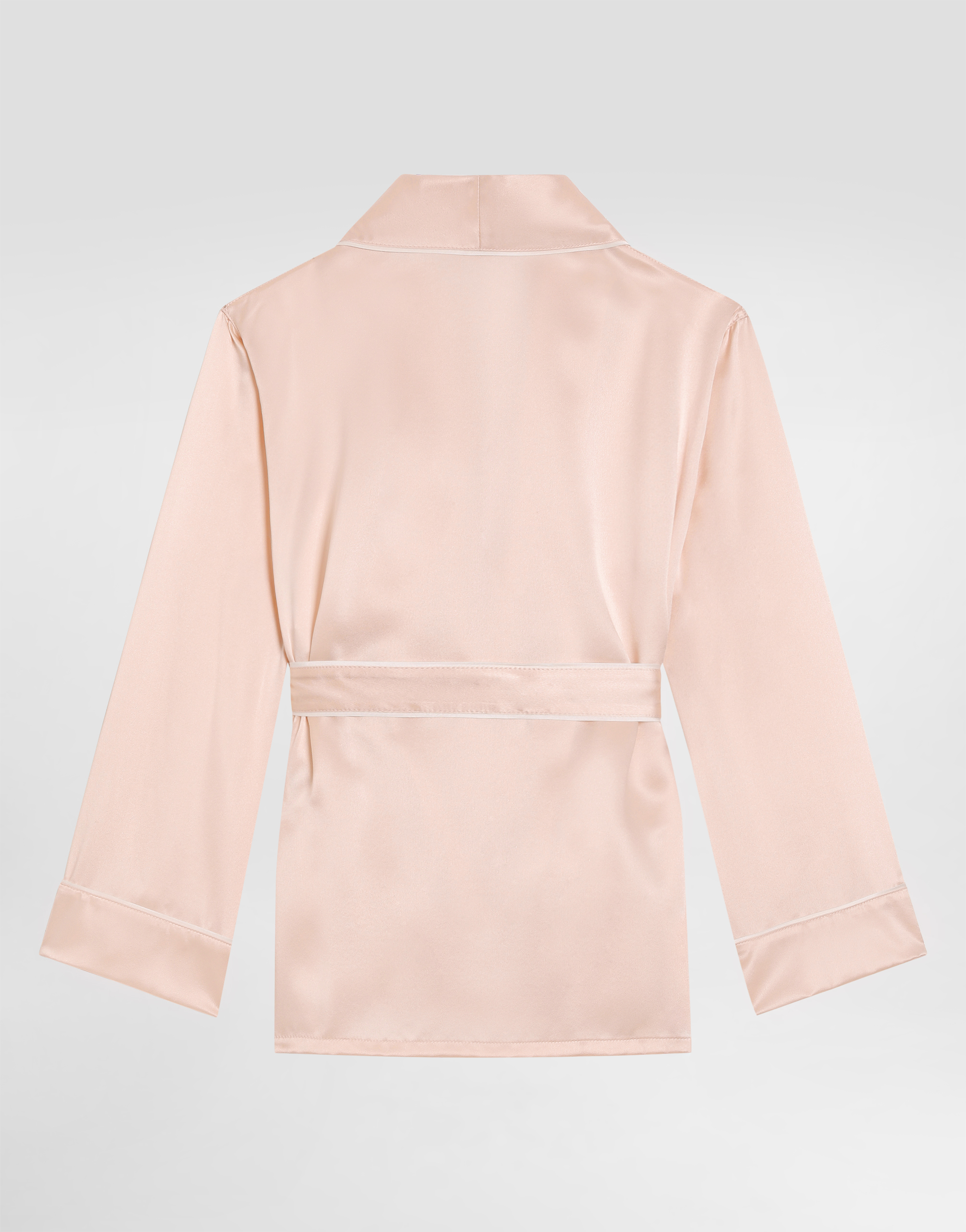  Dolce & Gabbana Pyjamabluse Aus Seide - Frau Blusen Und Tops Rosa Seide 6 Years 
