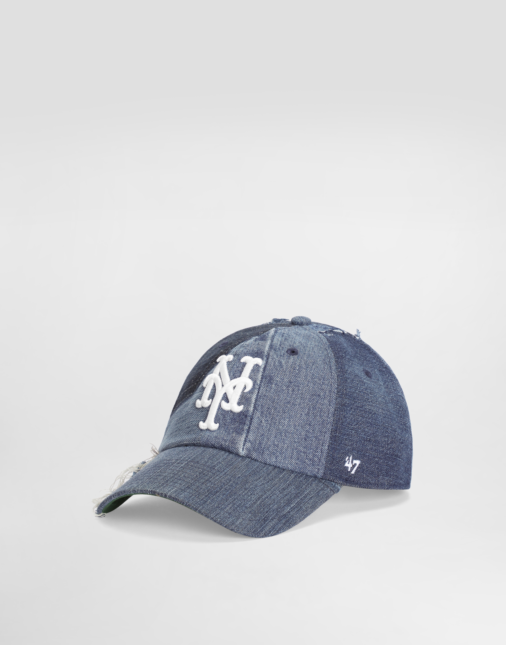 Dolce&Gabbana X '47 New York Mets Denim Patchwork Baseball Cap in