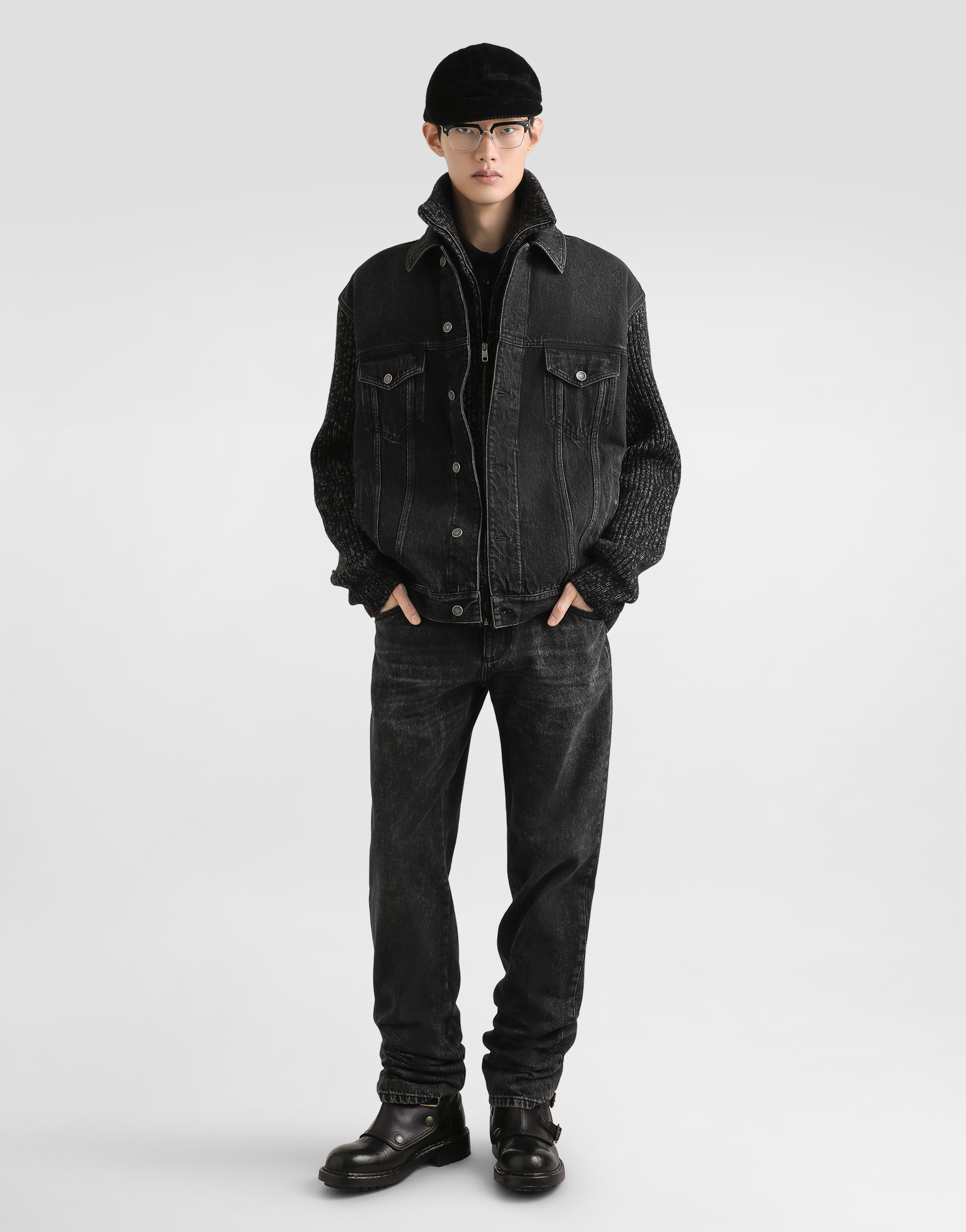 Fine-gauge cashmere polo shirt