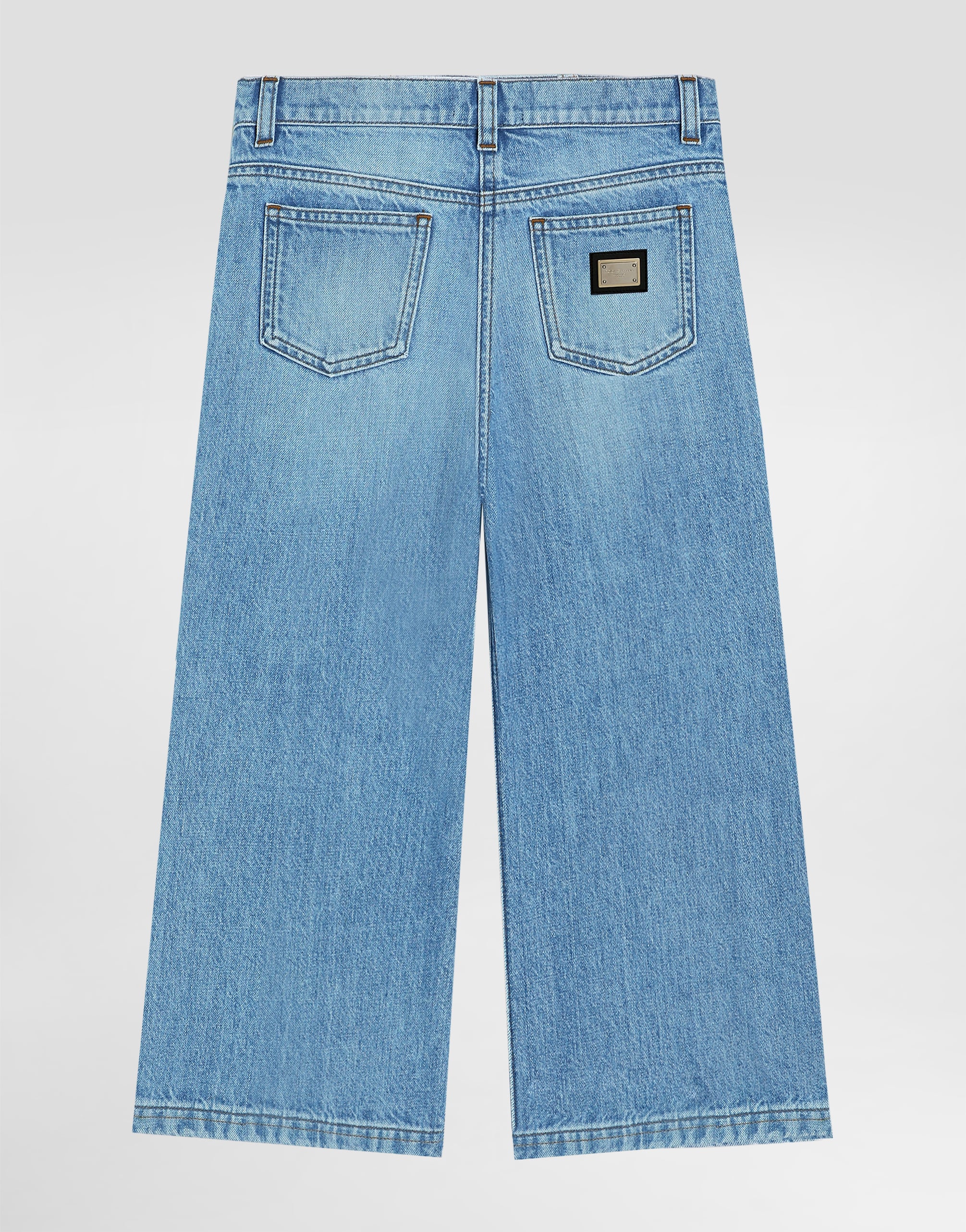  Dolce & Gabbana 5-pocket Denim Jeans With Branded Tag - Woman Trousers And Skirts Multi-colored 2 Years 