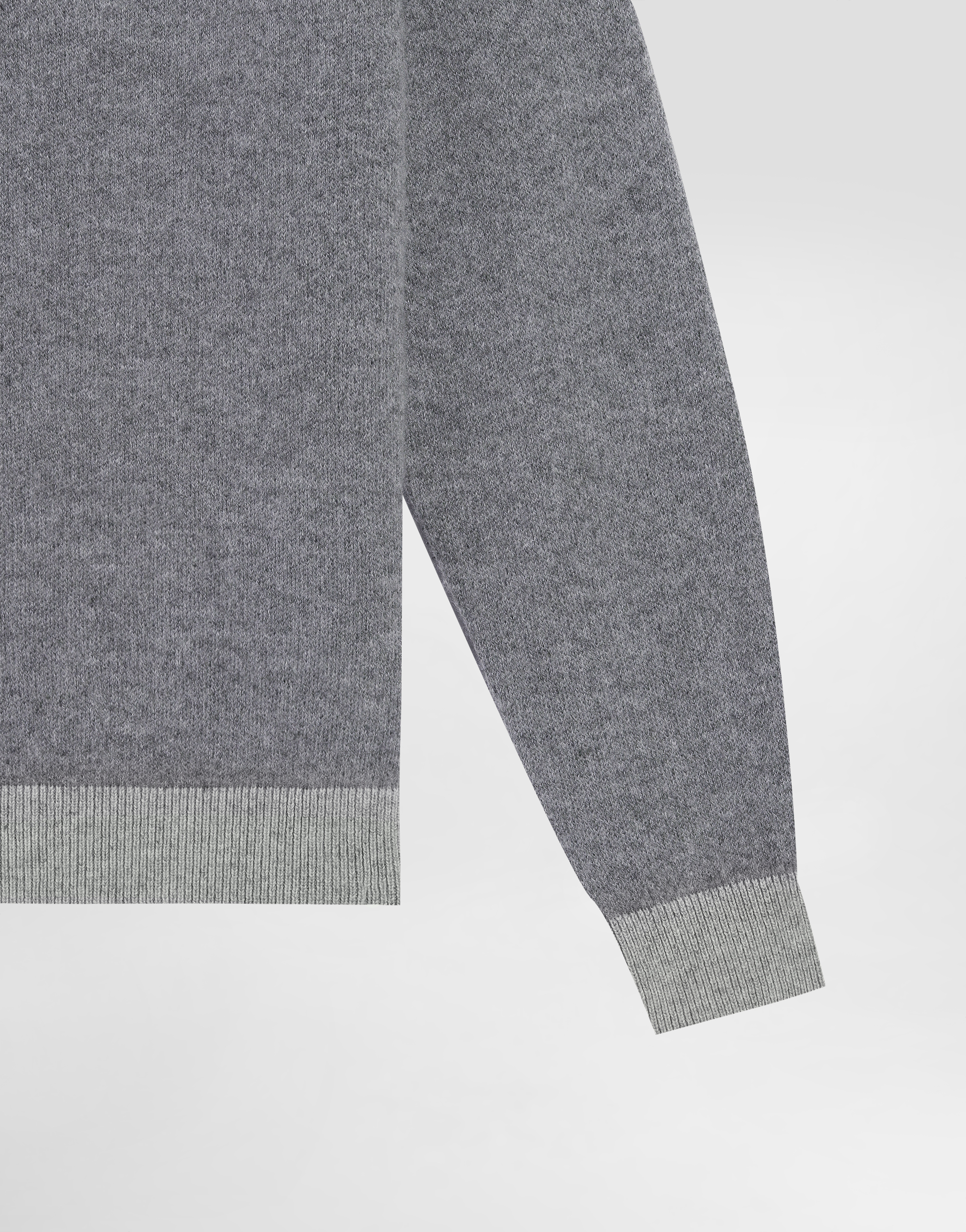 Wool and cashmere fleece cardigan