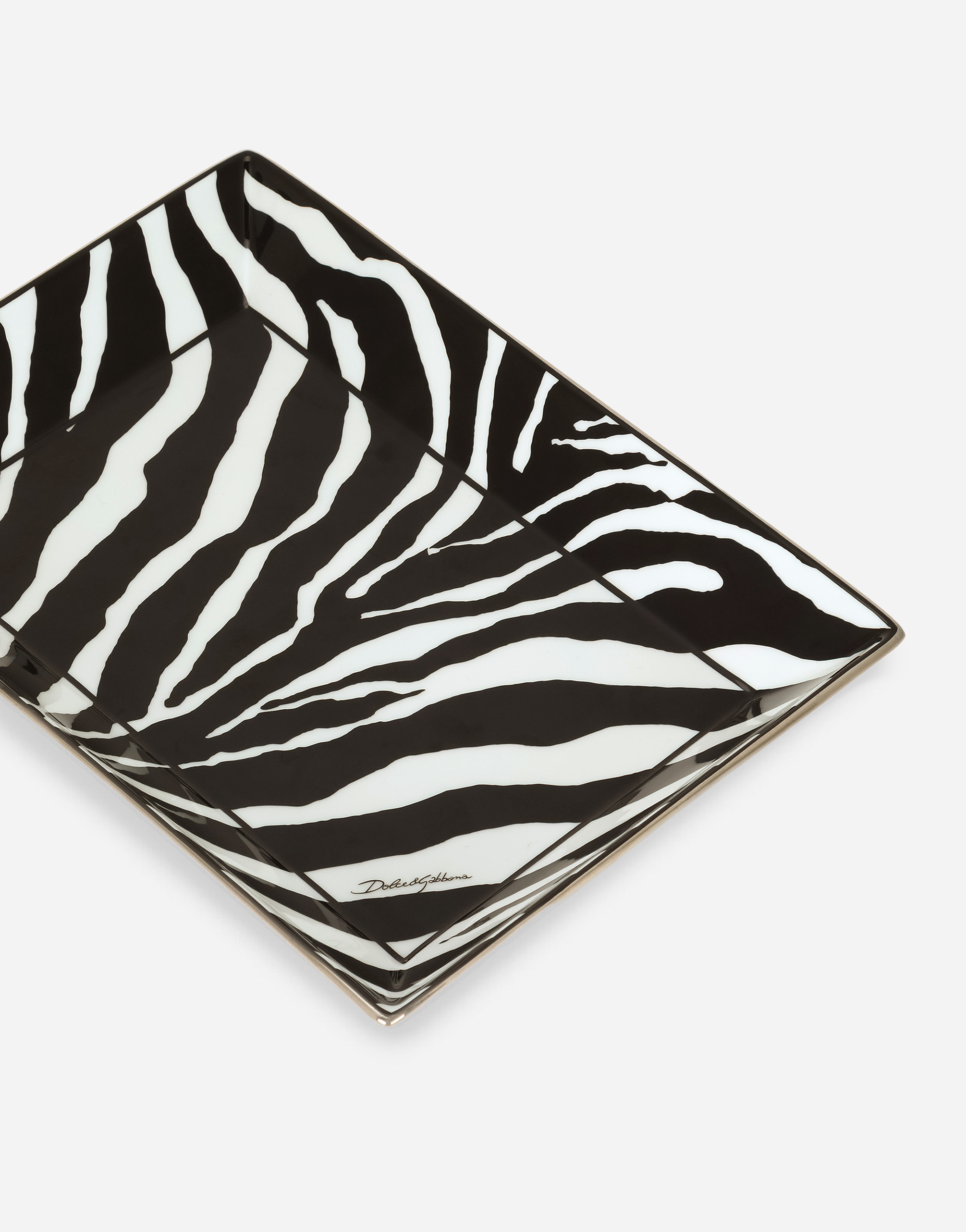 Dolce & Gabbana Porcelain Trinket Dish In Multi