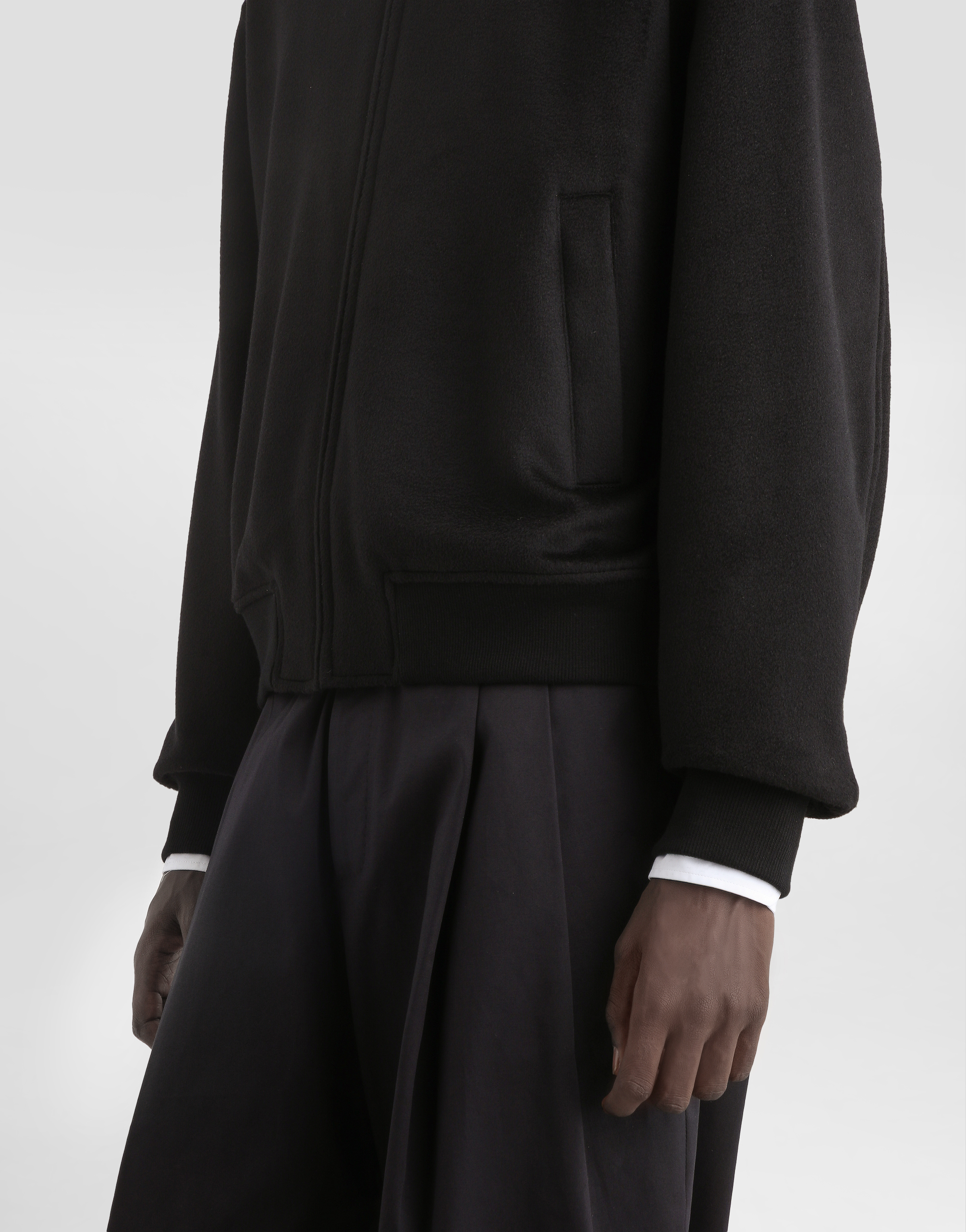 Cashmere bomber jacket