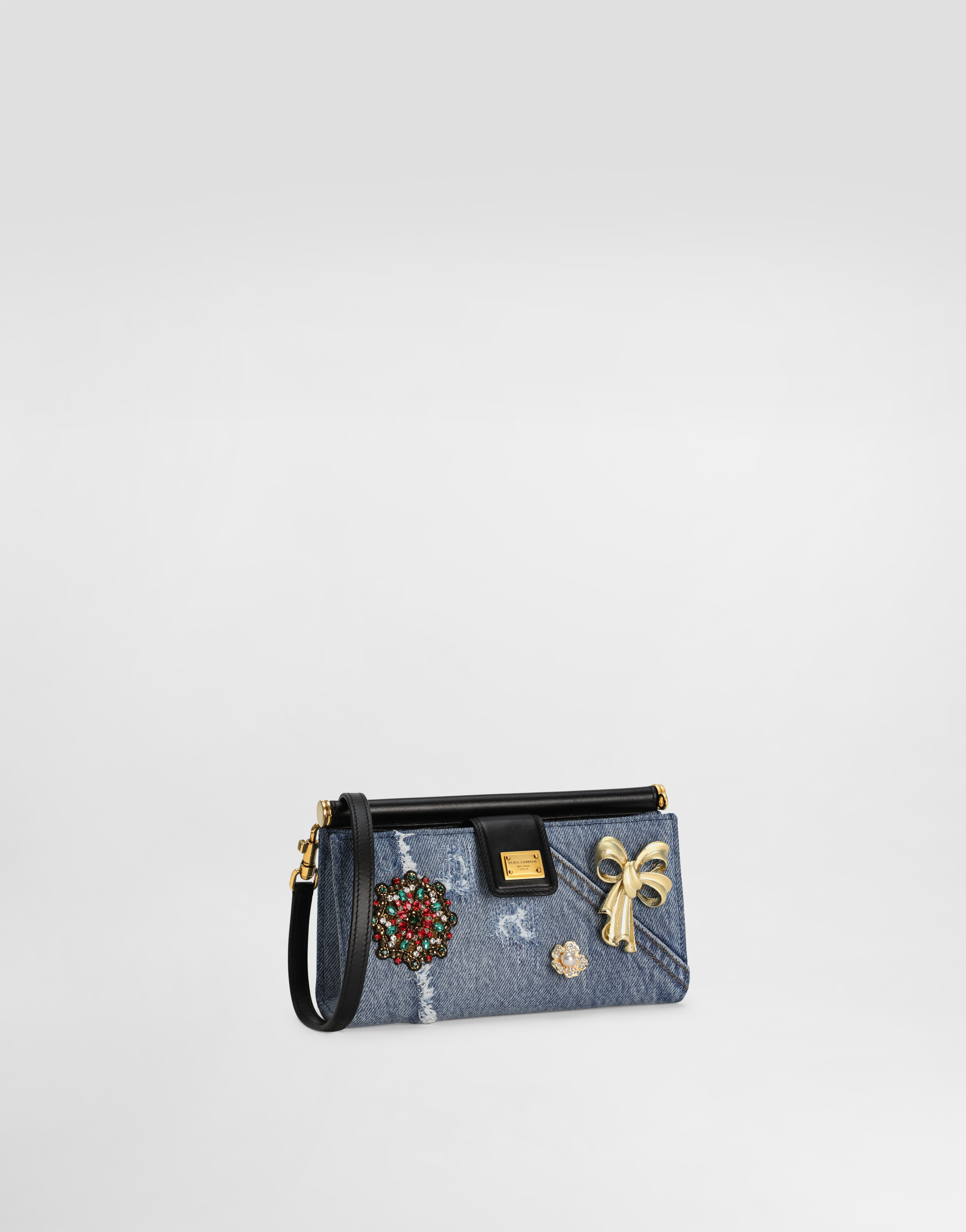 Sicily denim phone bag