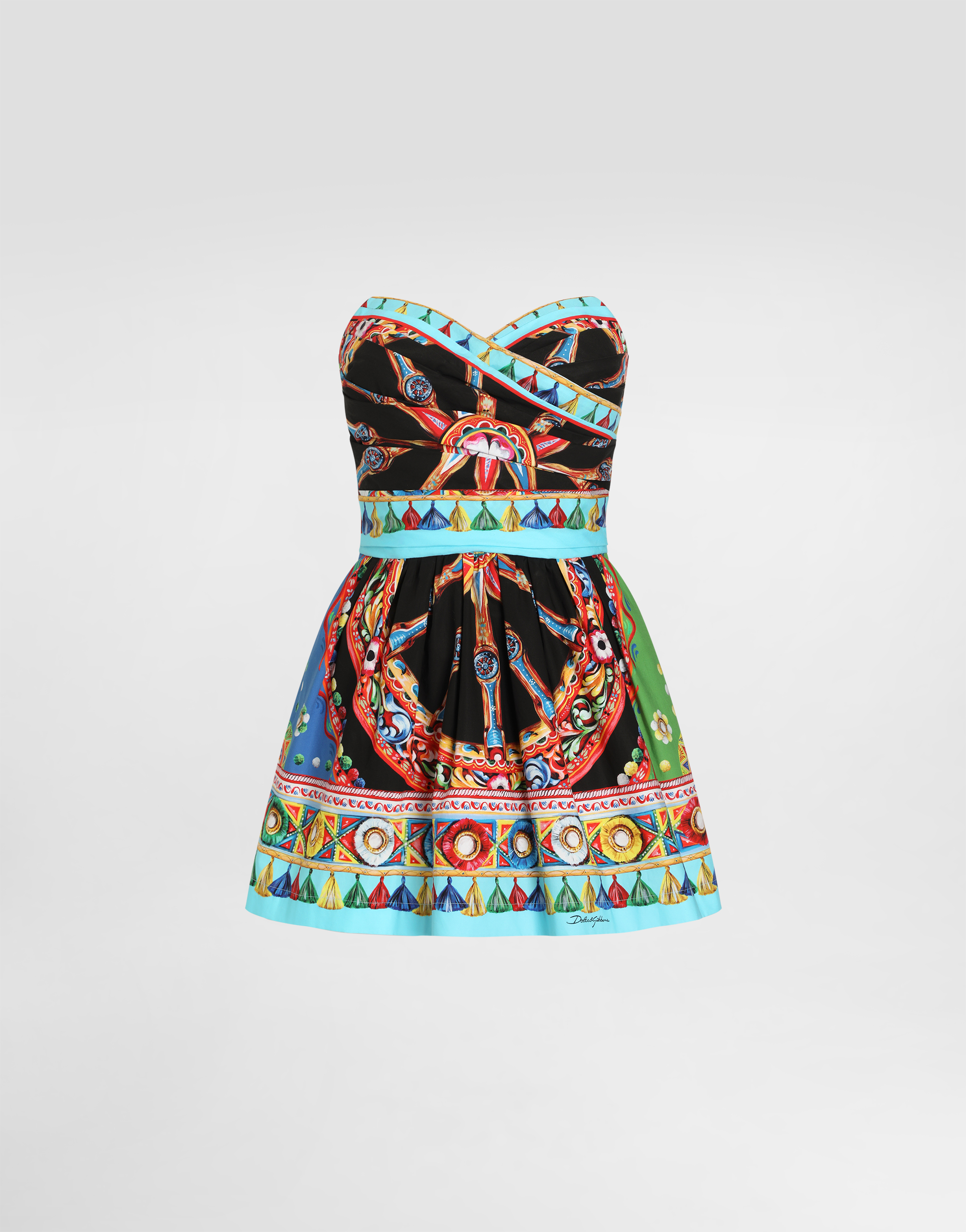 Multicolorのウィメンズ カレット プリント ポプリン ドレス