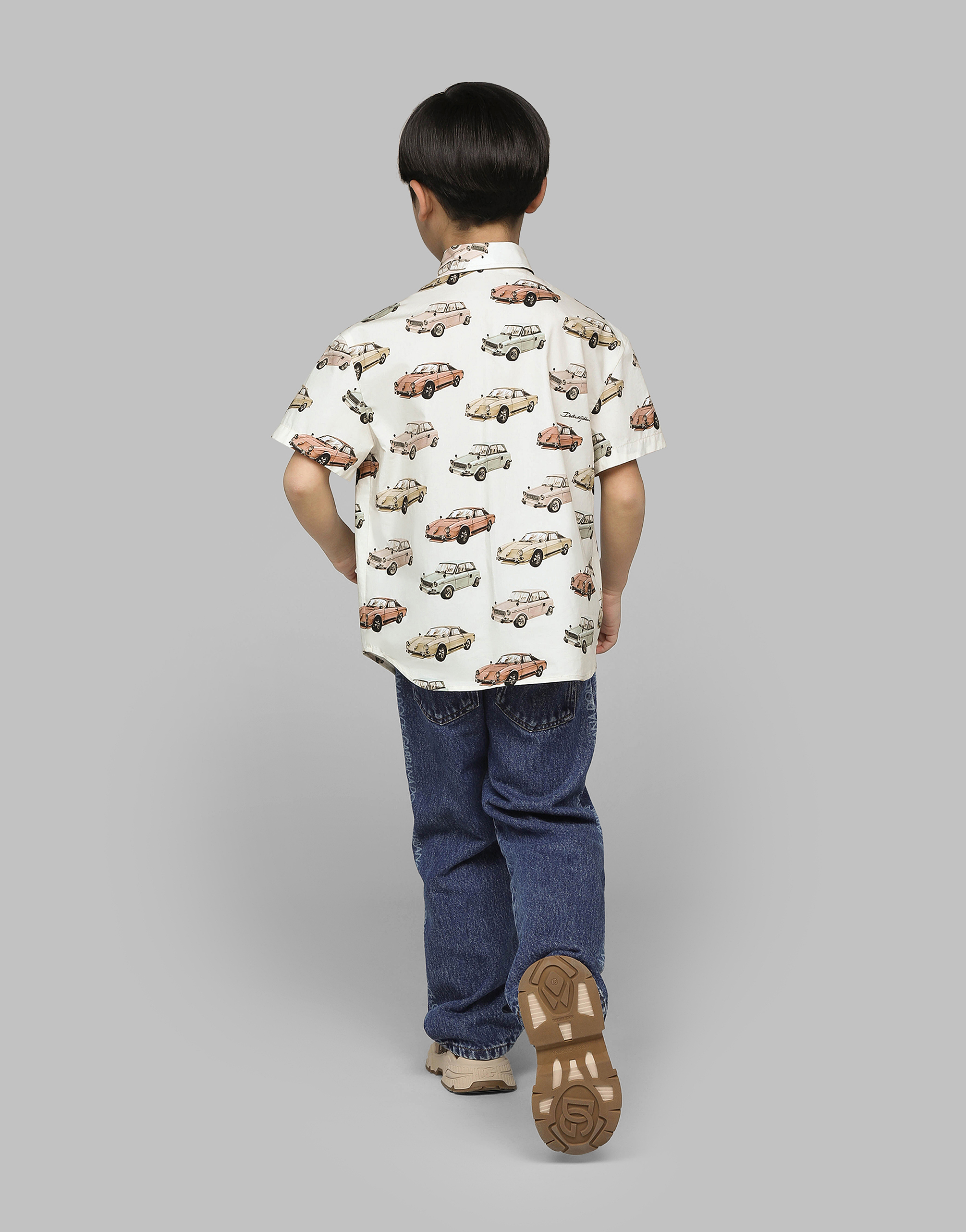 Dolce & Gabbana Camicia Manic. Corta In Stampa
