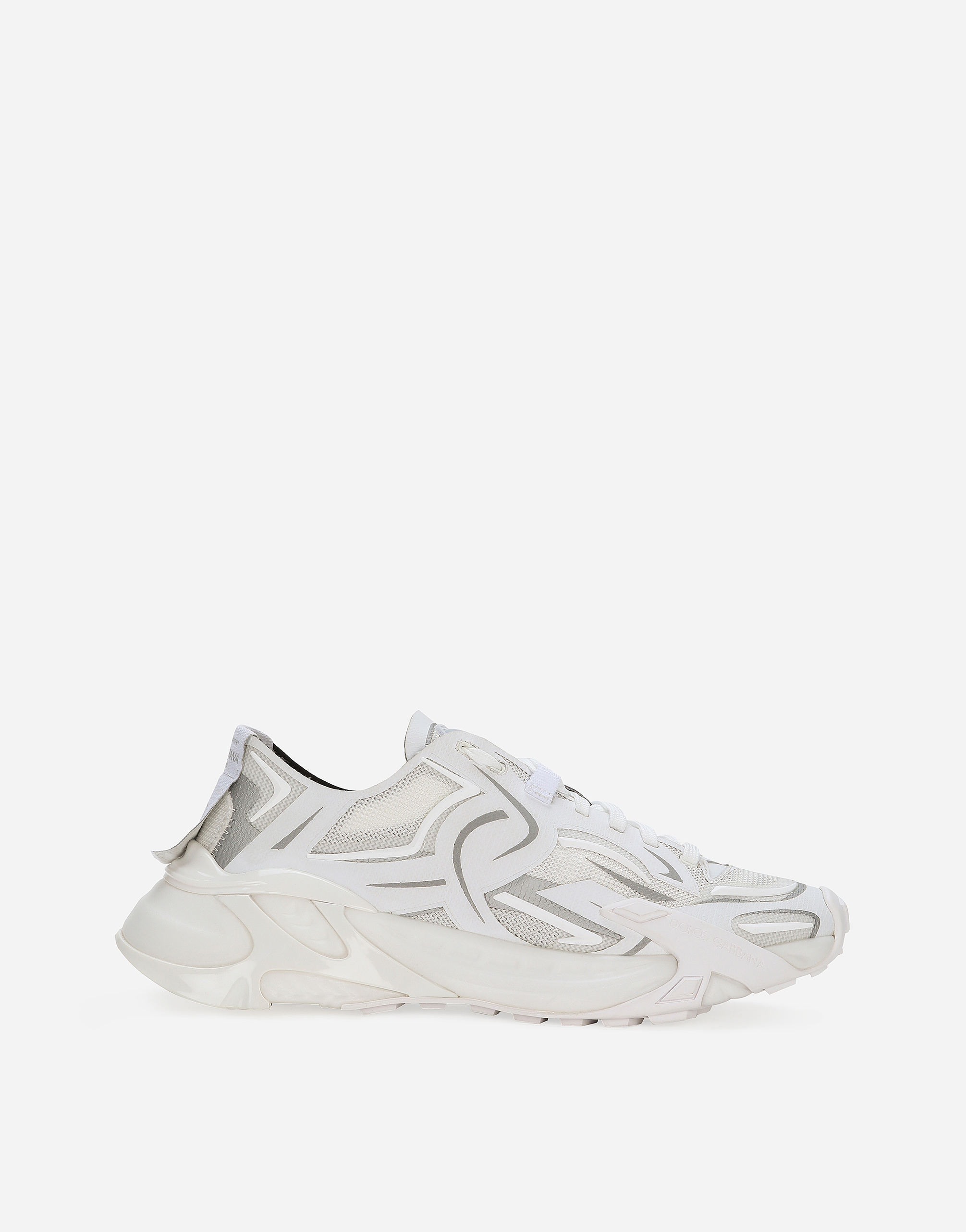 Dolce & Gabbana Fast Panelled Low-top Sneakers In White