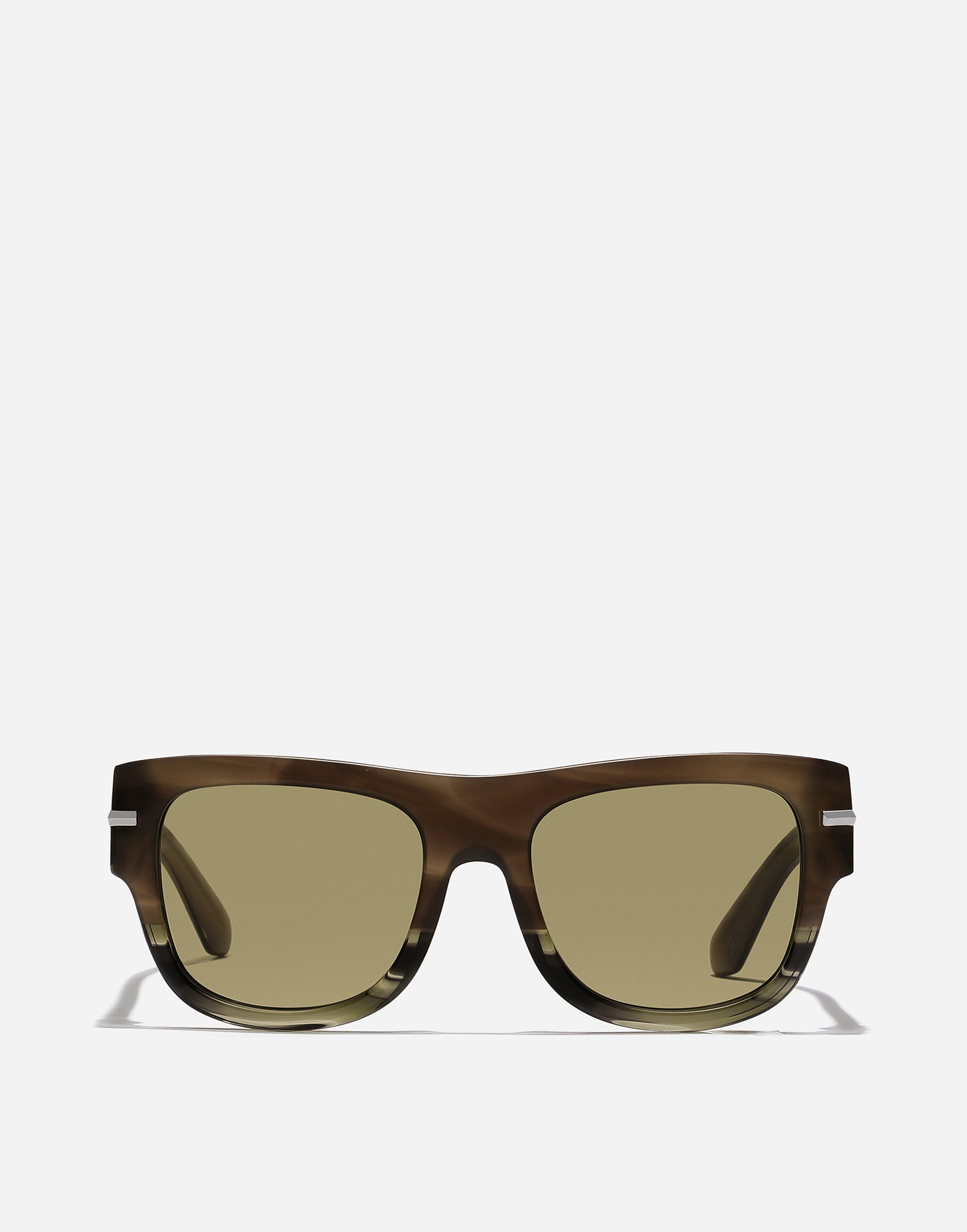 Dolce & Gabbana Dg Signature Sunglasses In Havana Green