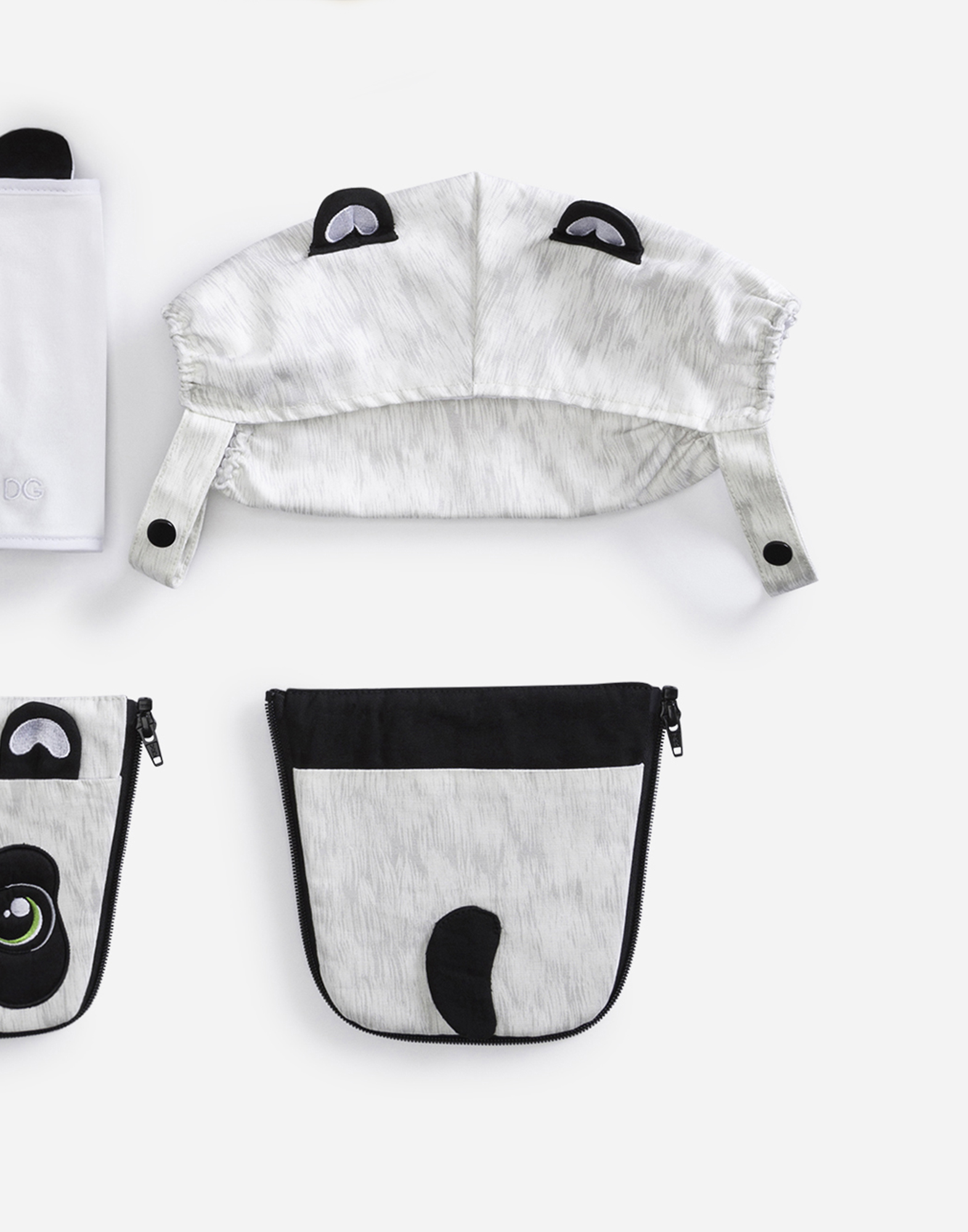 Panda cover for baby carrier in Multicolor for Boys Dolce Gabbana