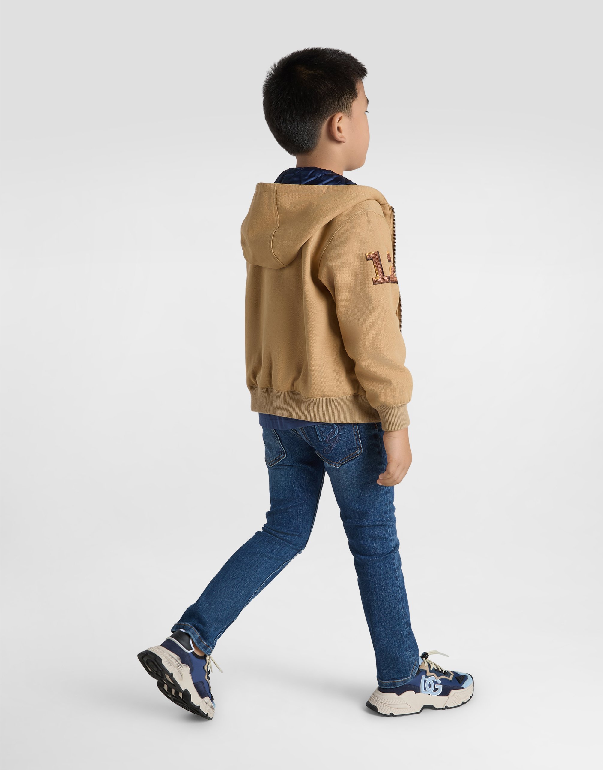 5-pocket denim jeans with DG logo
