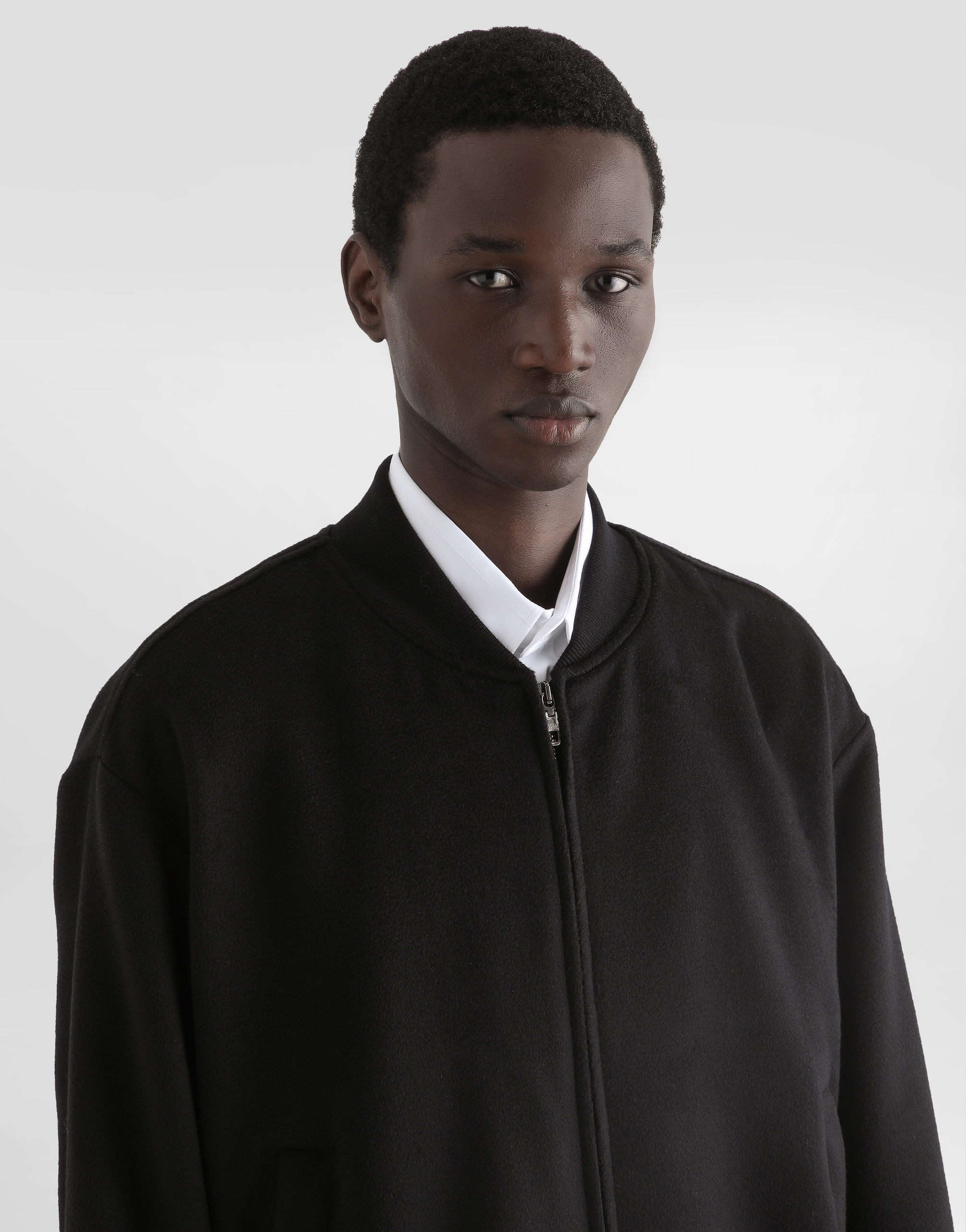 Cashmere bomber jacket