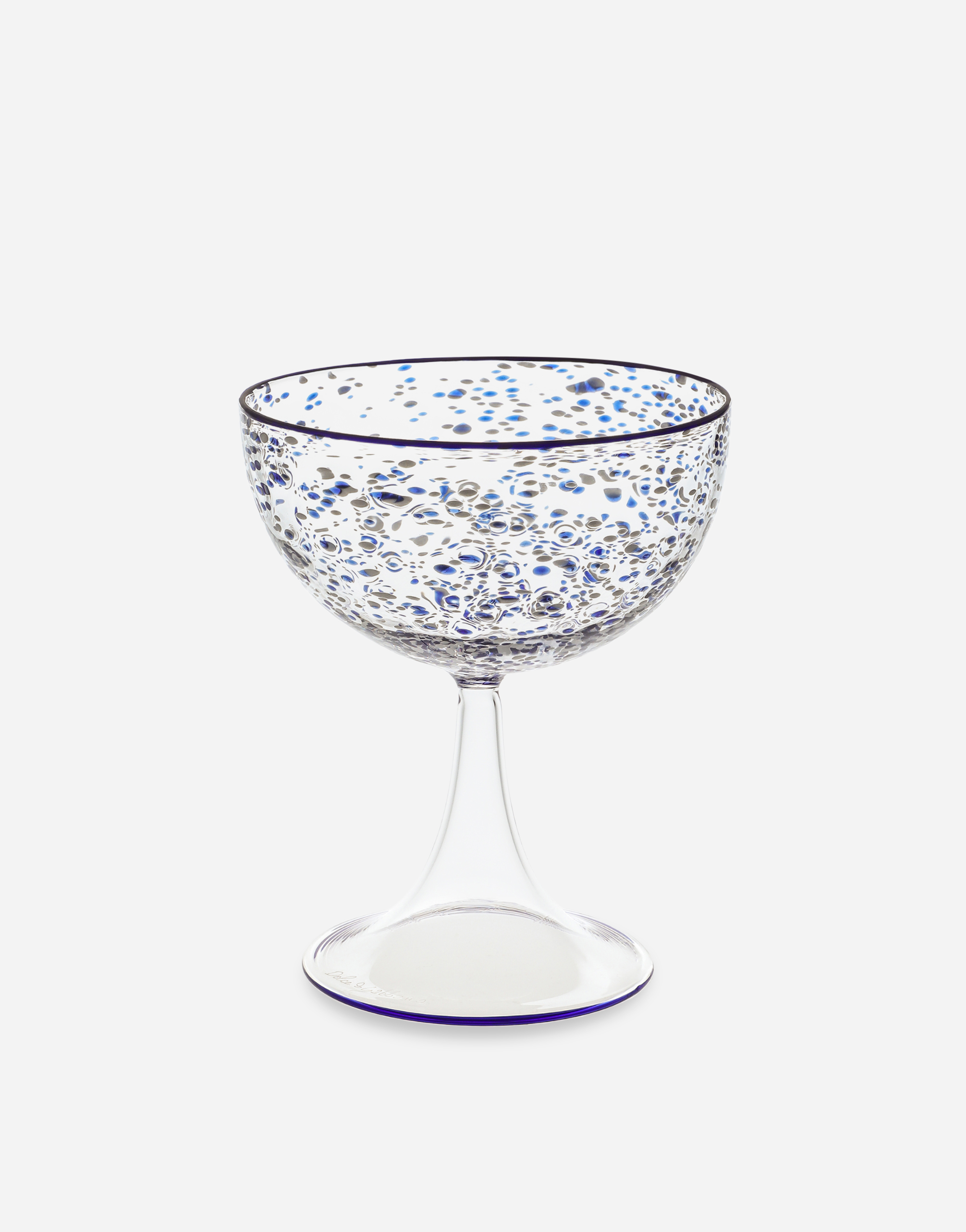 Dolce & Gabbana Champagne Glass In Multicolor