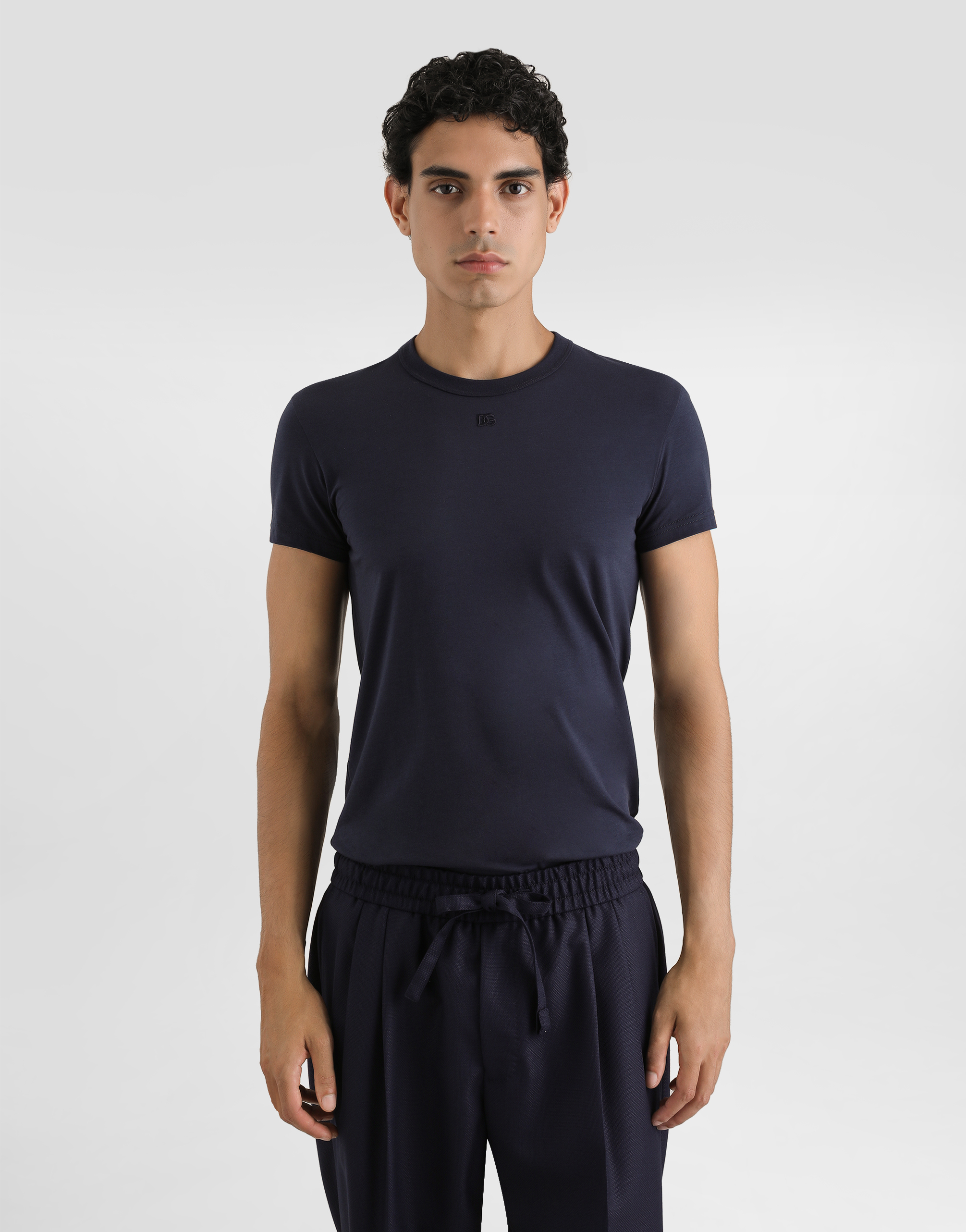 Dolce & Gabbana Cotton T-shirt In Blue