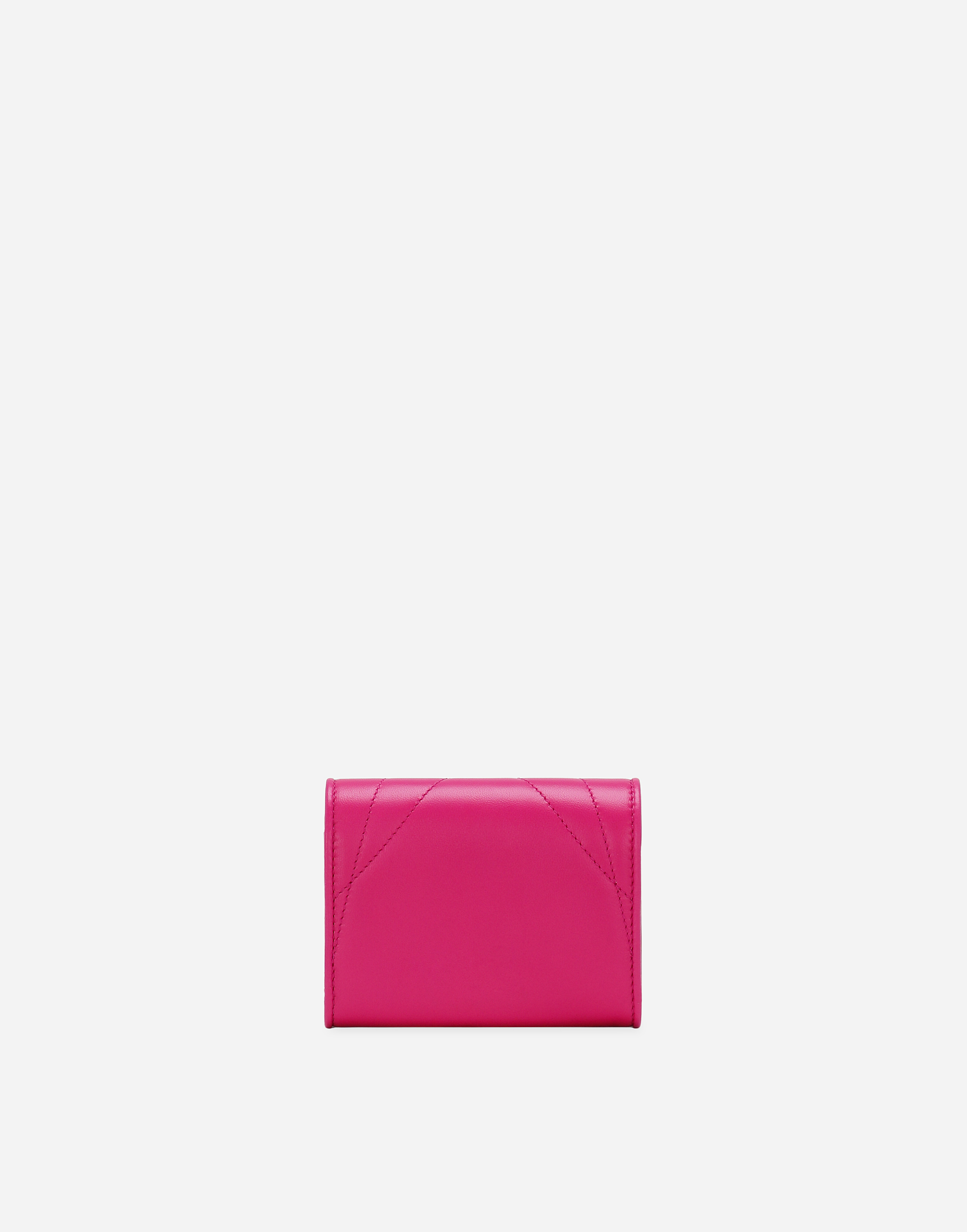 Shop Dolce & Gabbana P.foglio French Flap In Pink