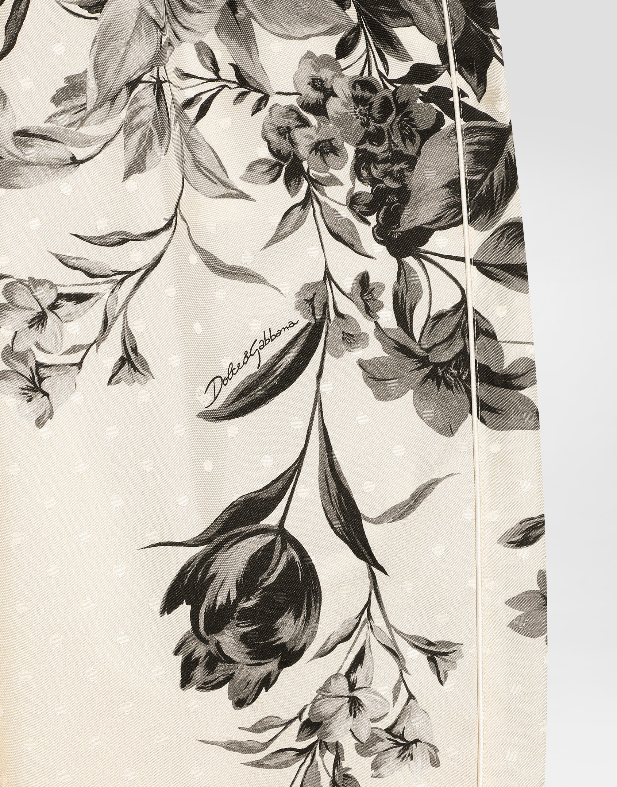  Dolce & Gabbana Flower Bouquet-print Vanity Twill Trousers - Hombre Pantalones Largos Y Cortos Multicolor 48 