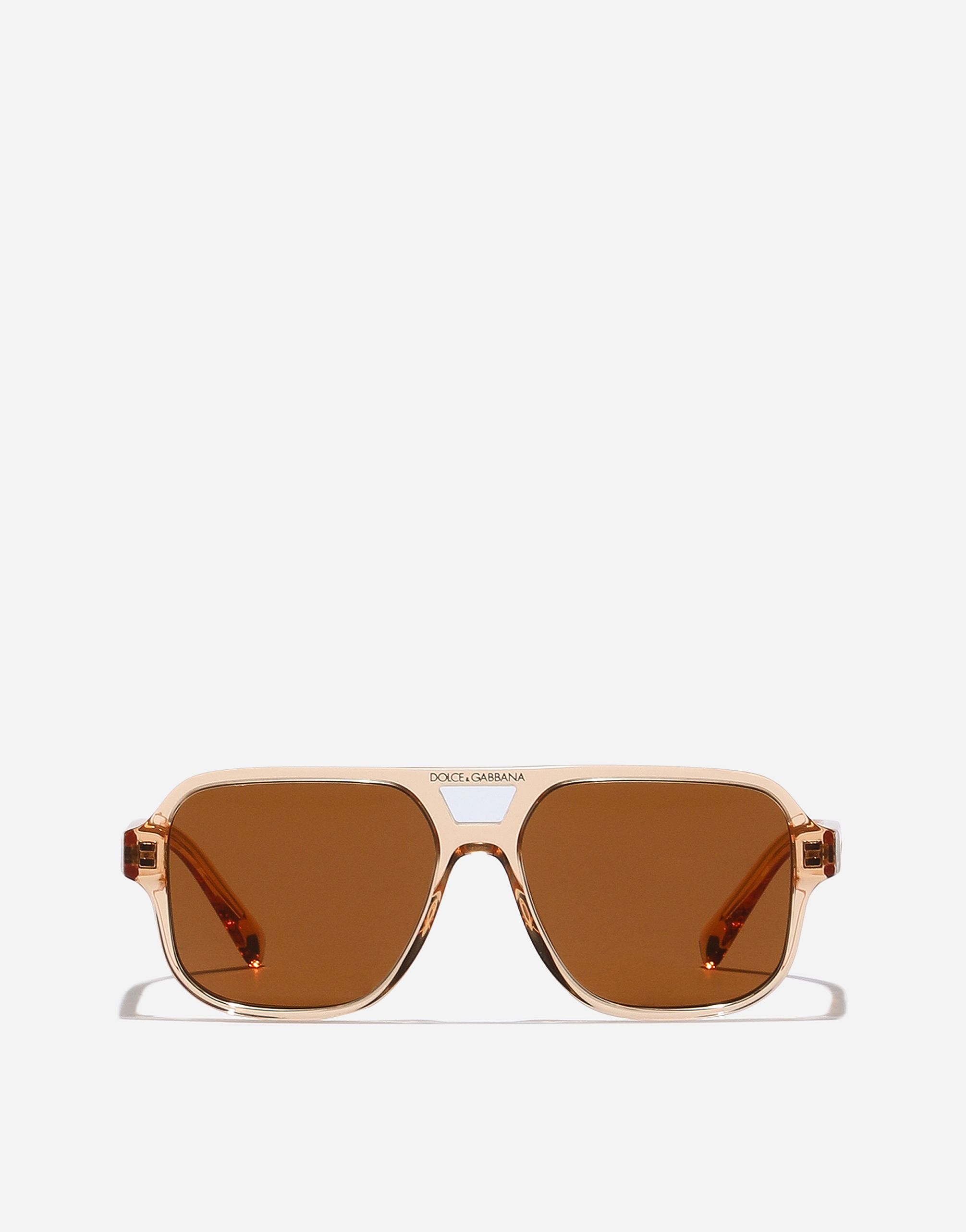 Dolce & Gabbana نظارة شمسية Mini Me In Transparent Orange