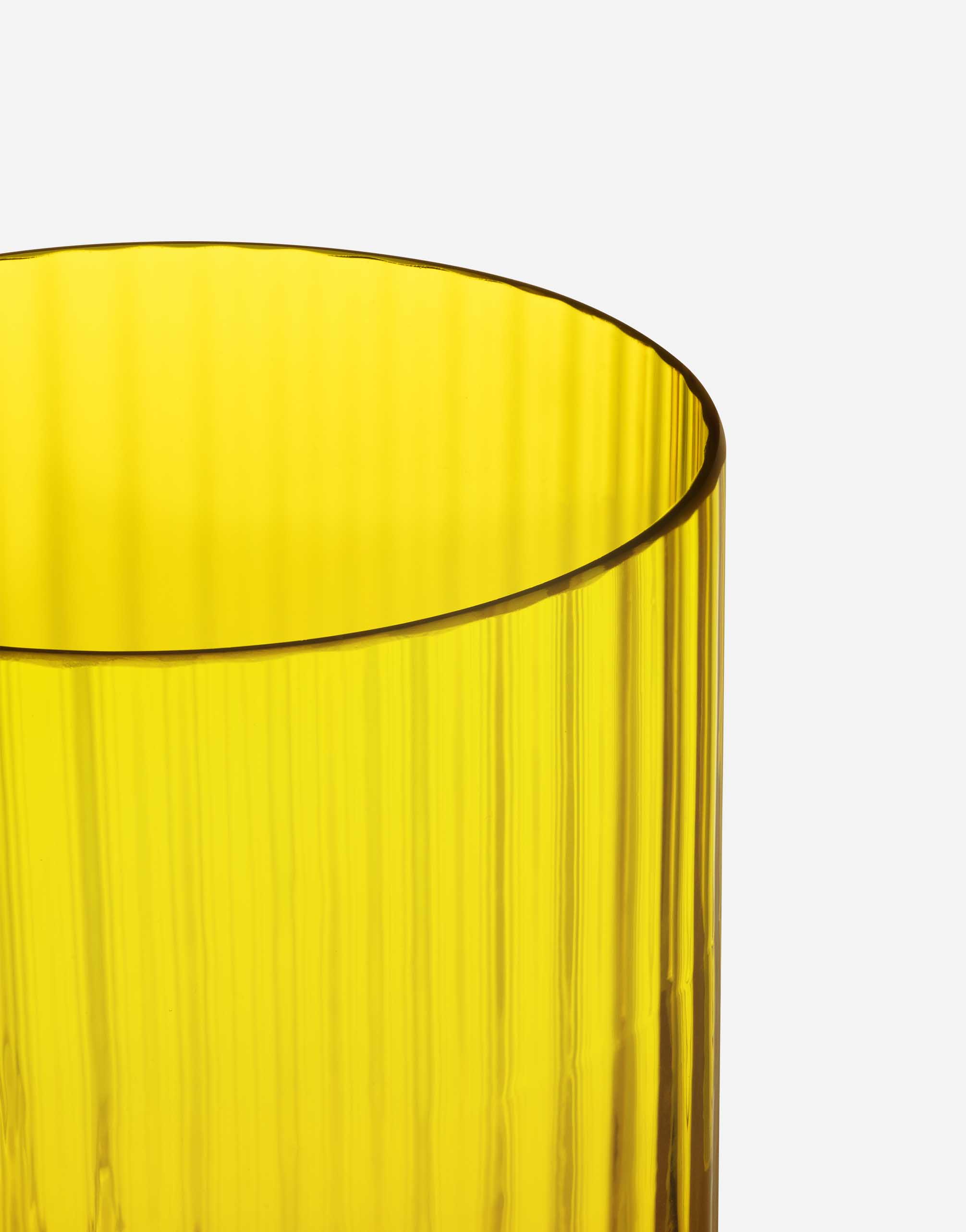 Dolce & Gabbana Hand-blown Murano Beverage Glasses Set 2 In Multicolor