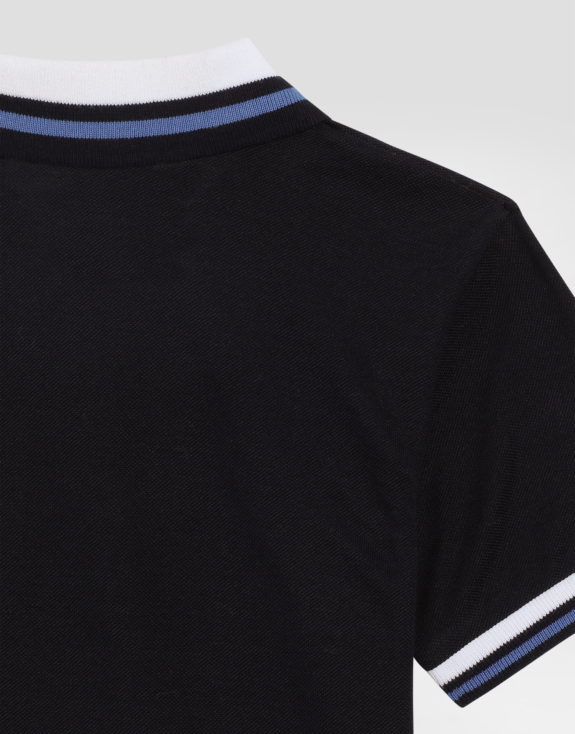 Piqué polo shirt with Dolce&Gabbana embroidery
