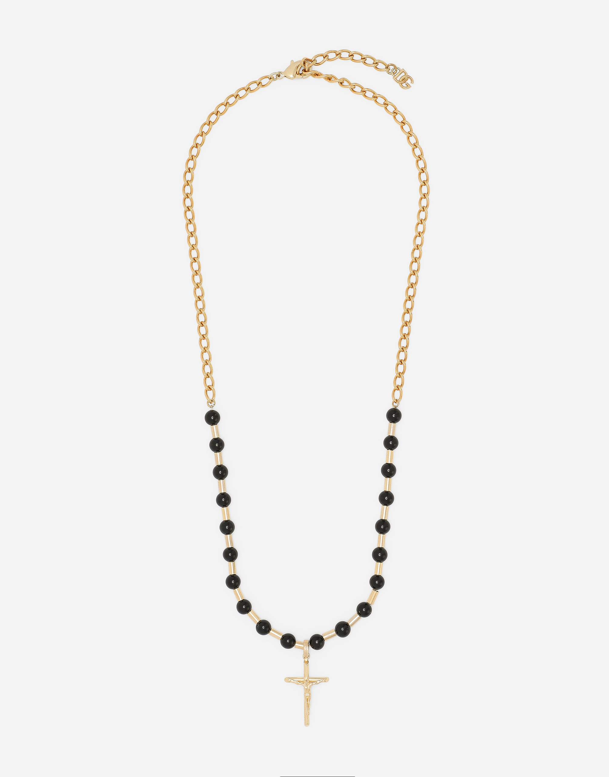 【Dolce Gabbana】COLLANA CON CROCIFISSO◆WNN5W3W1111 Cross necklace in Gold for Men | Dolce&Gabbana® US