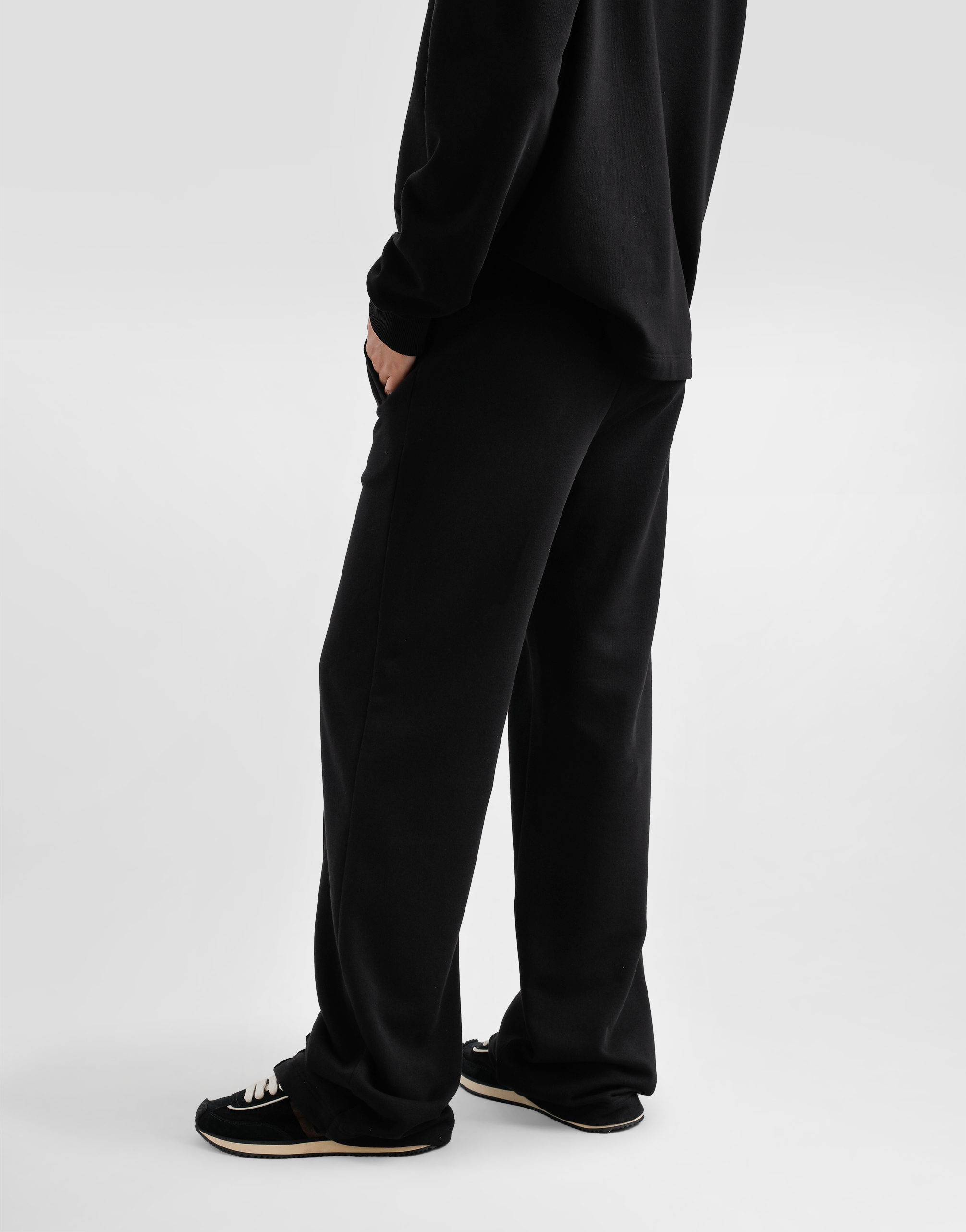 Flared jersey jogging pants with DG logo embroidery