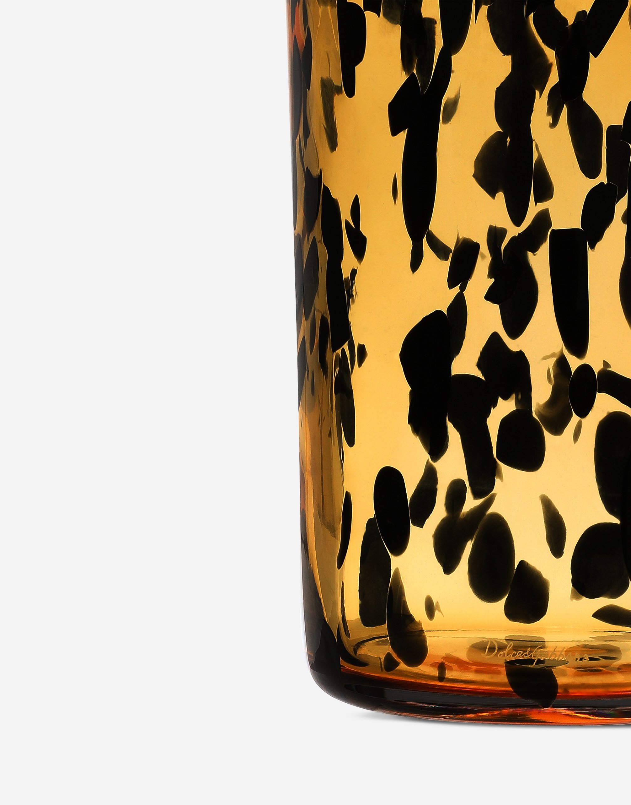 Cylindrical Murano Glass Vase