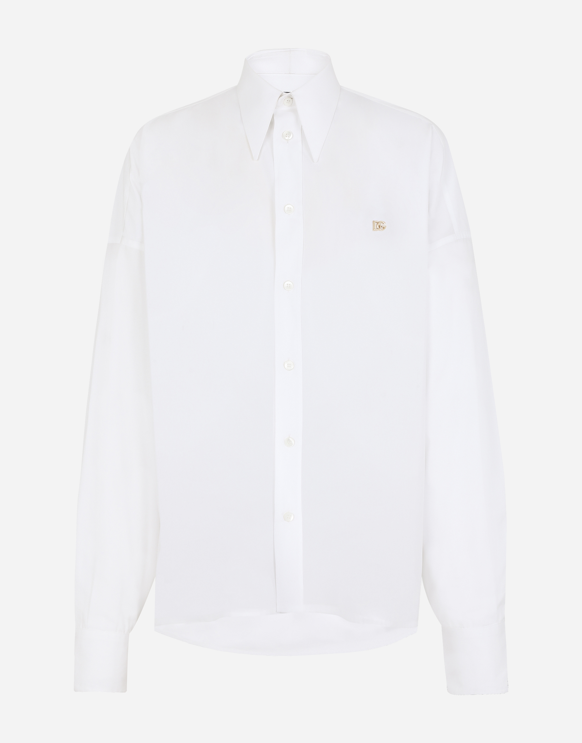 Cotton shirt with DG logo