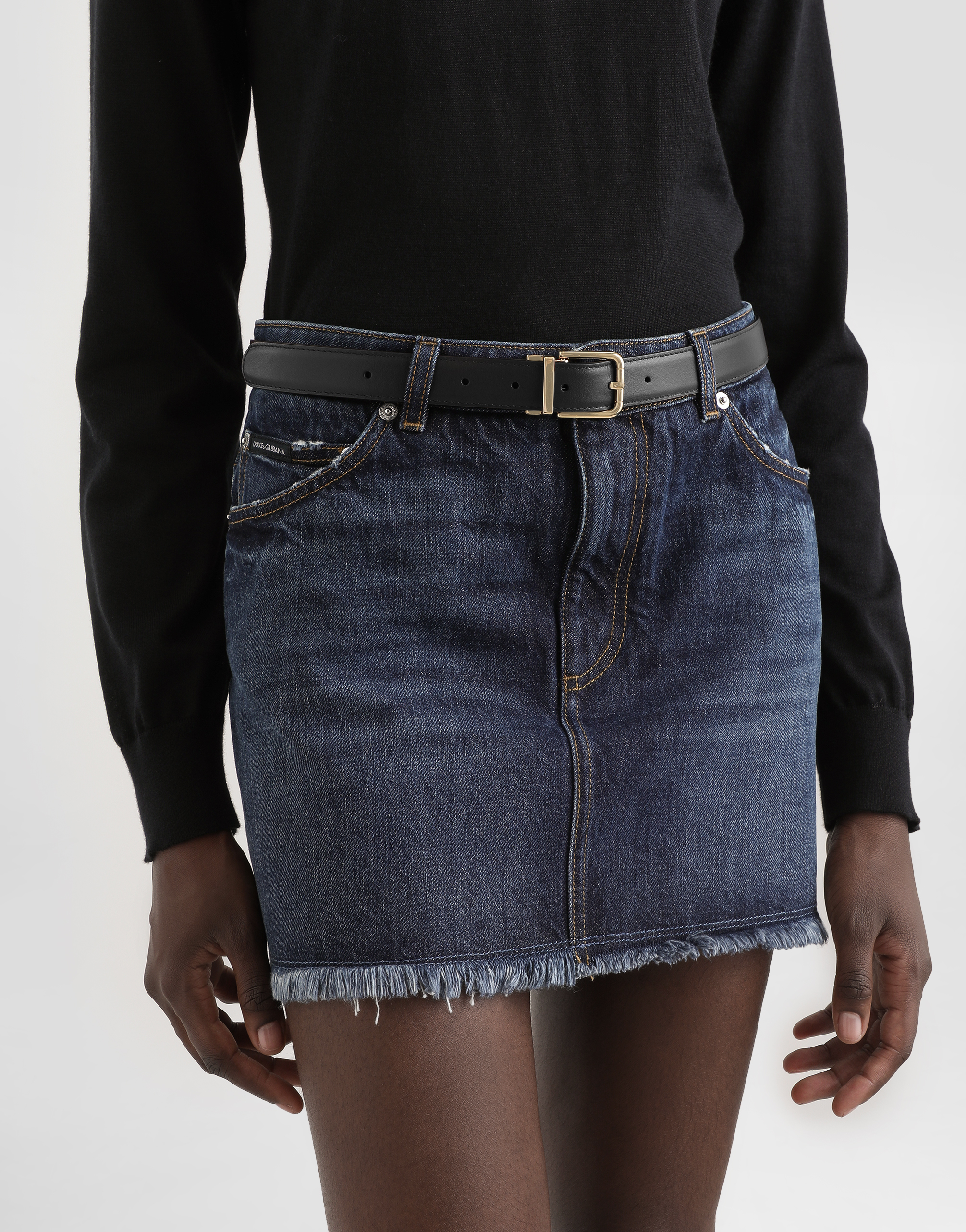 Denim miniskirt